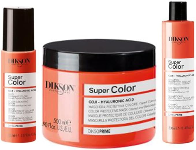 Kit Super Color - Shampoo 300ml, Maschera 500ml, Siero Sublimante 150ml - DiksoPrime