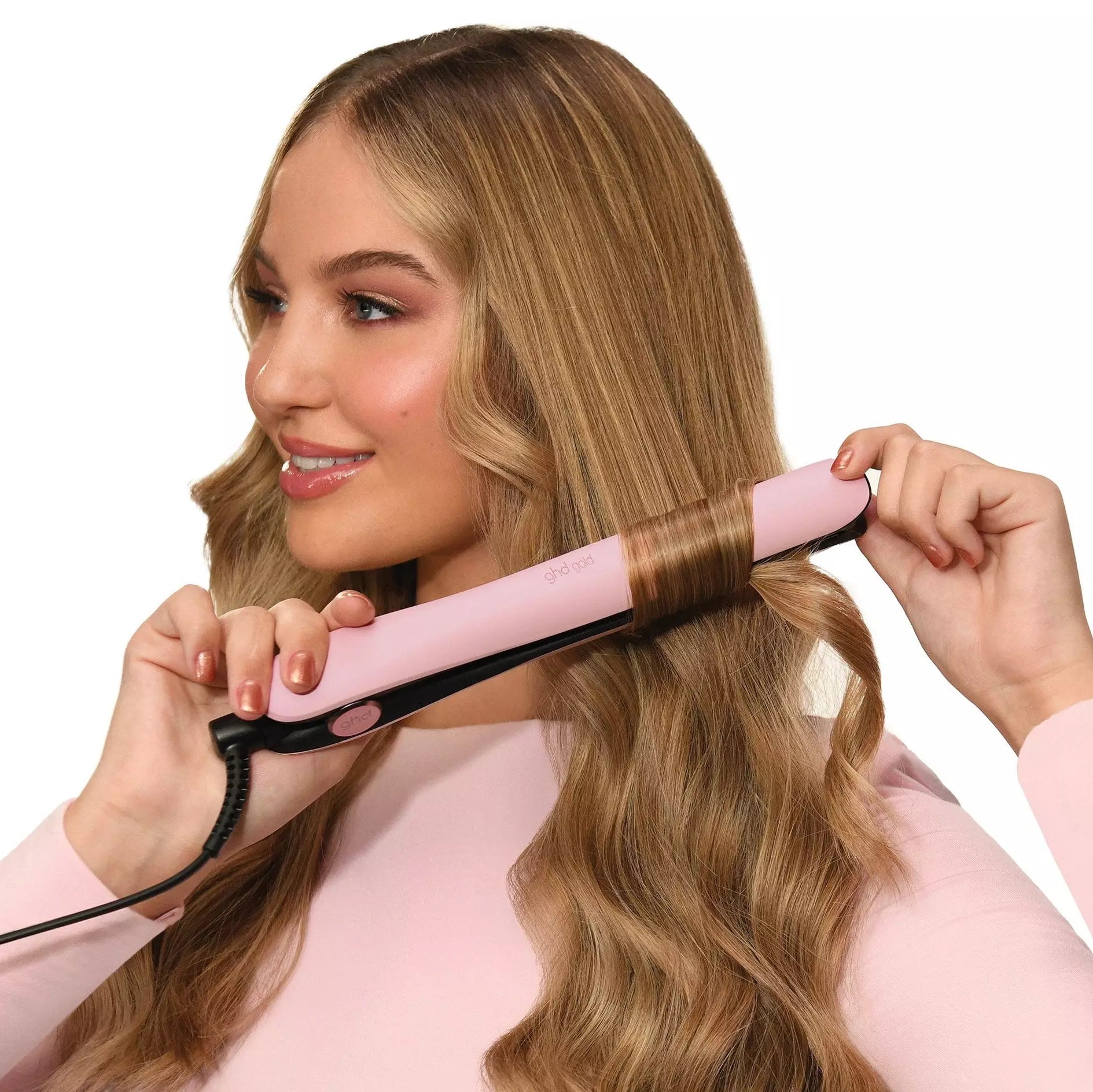 Nuova ghd gold dusted Pink piastra per capelli (lamelle 26mm)