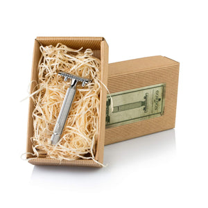 Gordon rasoio di sicurezza in ottone cromato confezione