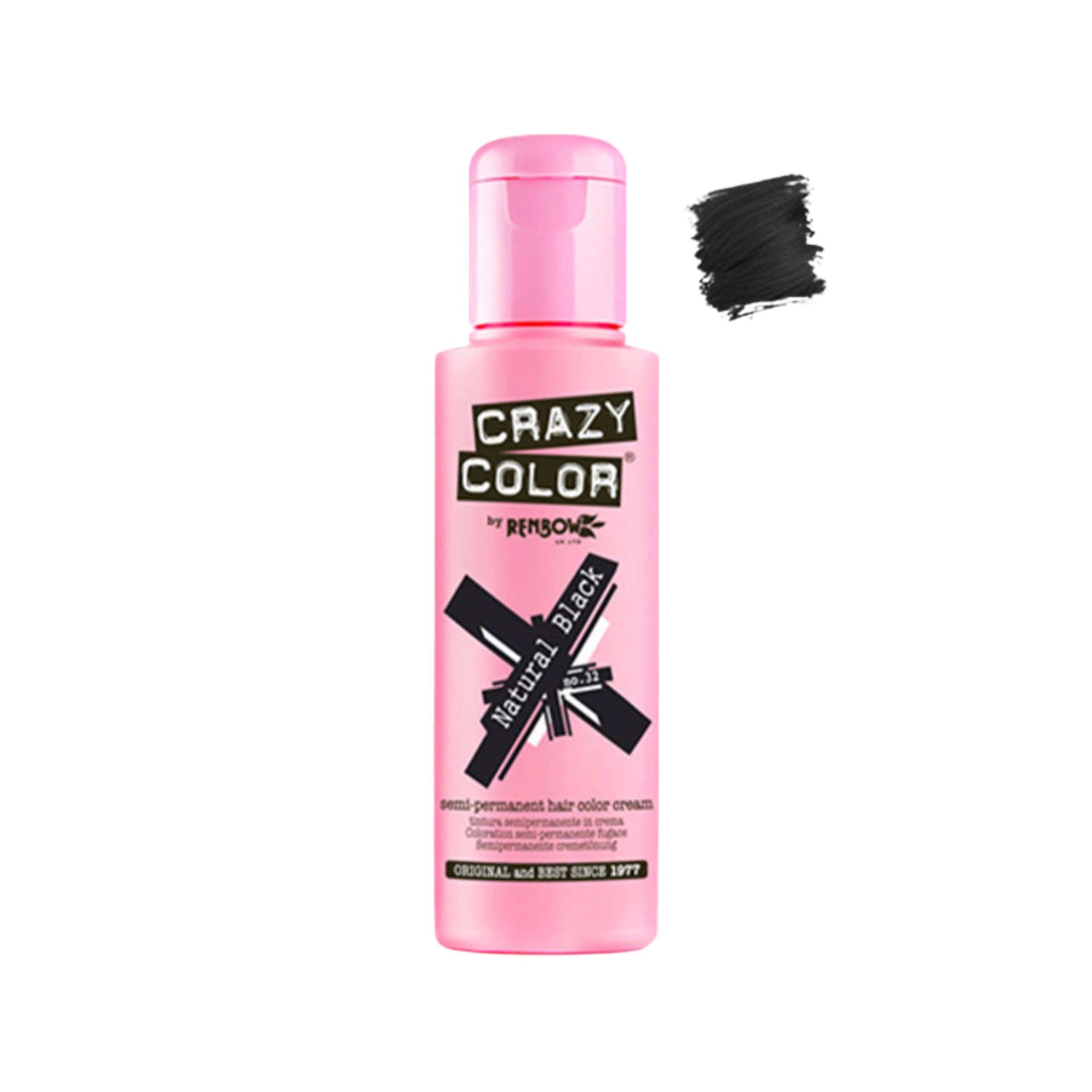 Crazy Color Semipermanente n.32 - Natural Black