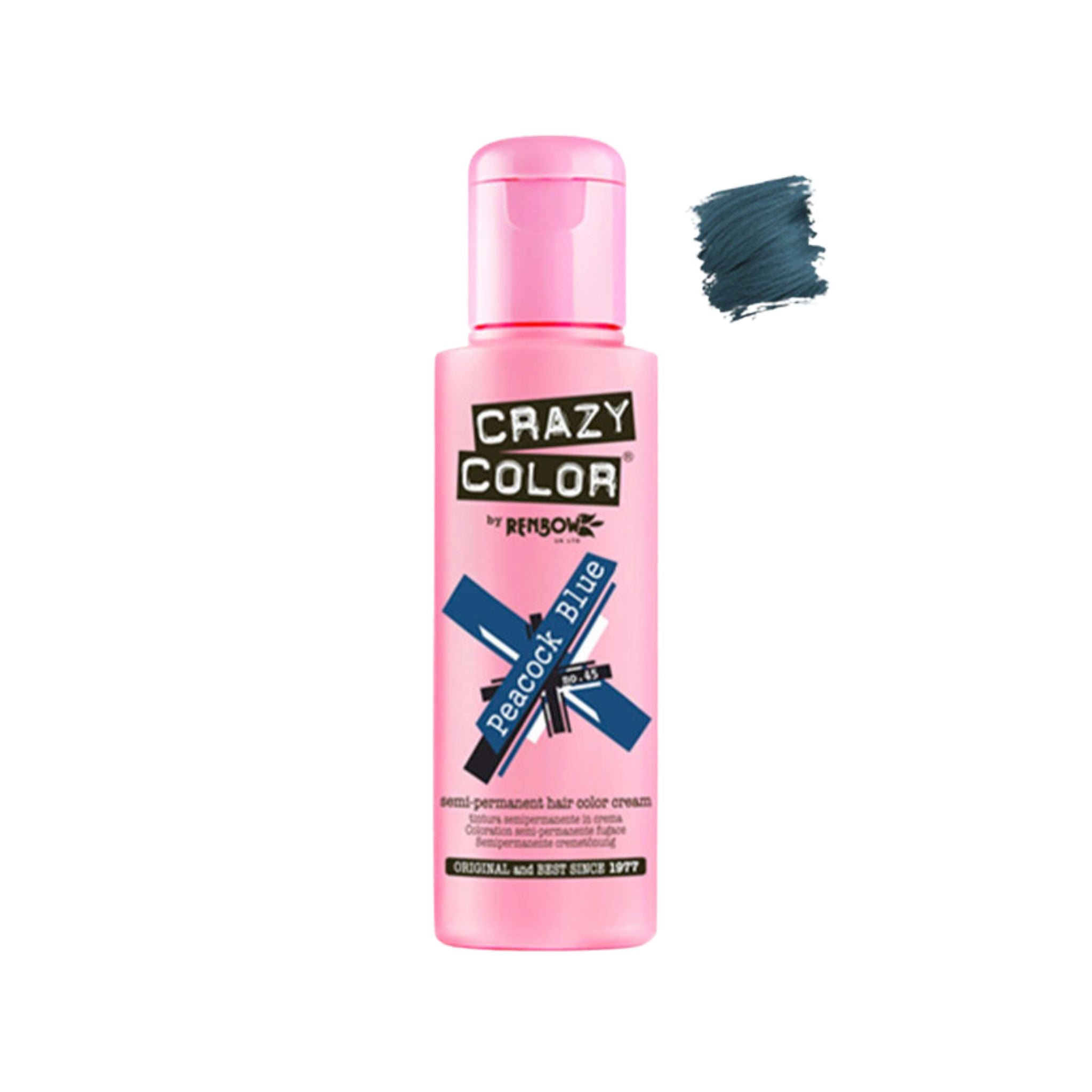 Crazy Color Semipermanente n.45 - Peacock blue
