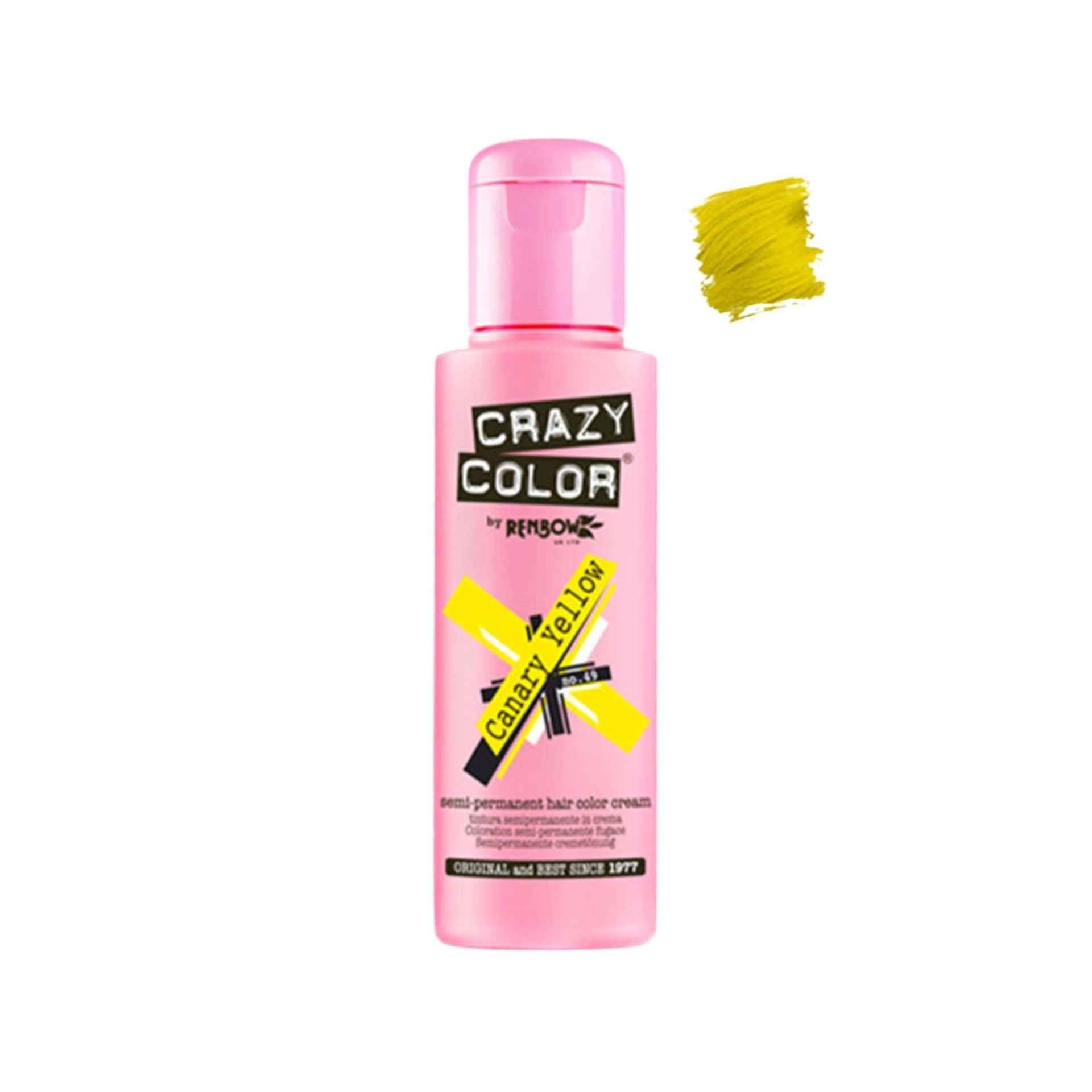 Crazy Color Semipermanente n.49 - Canary yellow