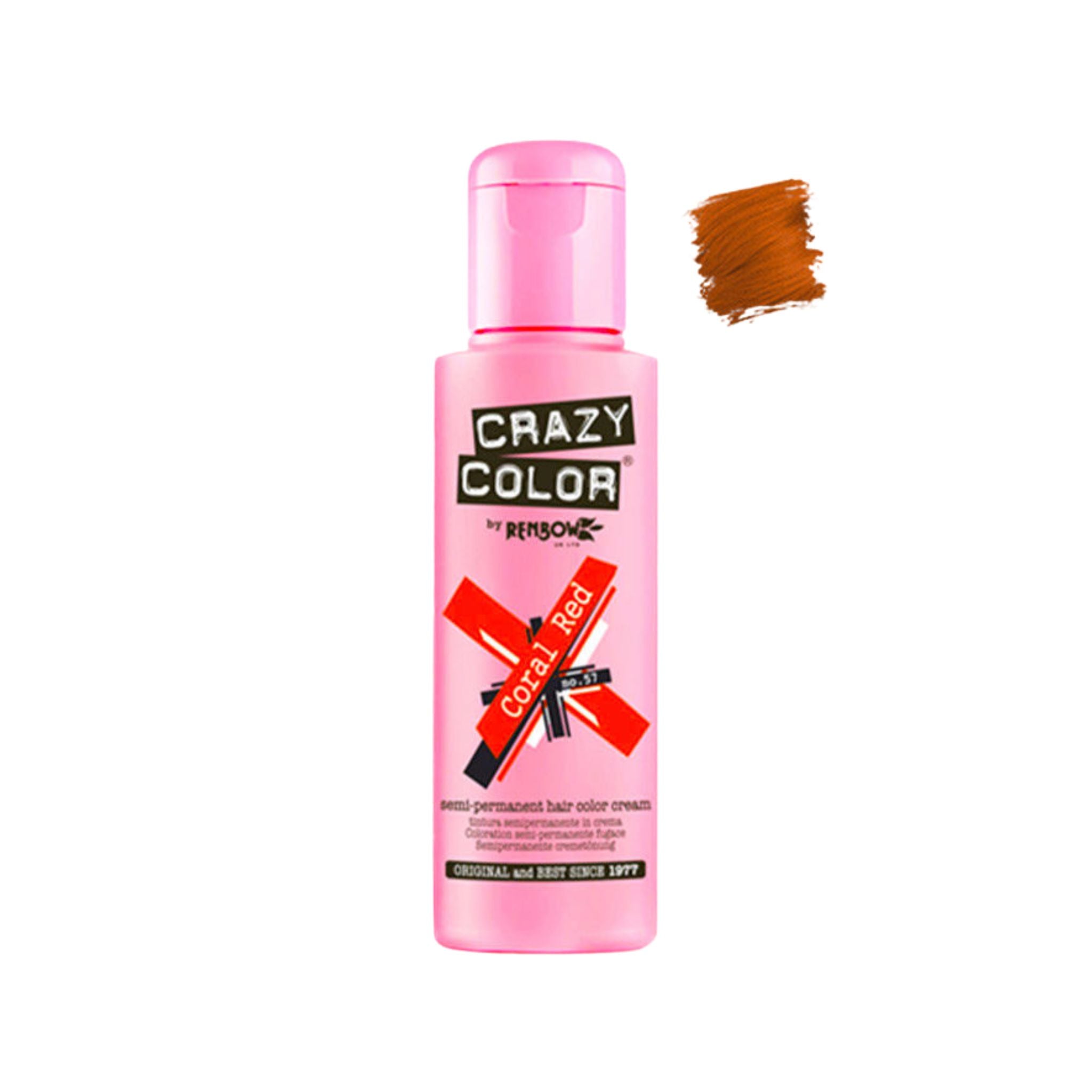 Crazy Color Semipermanente n.57 - Coral red