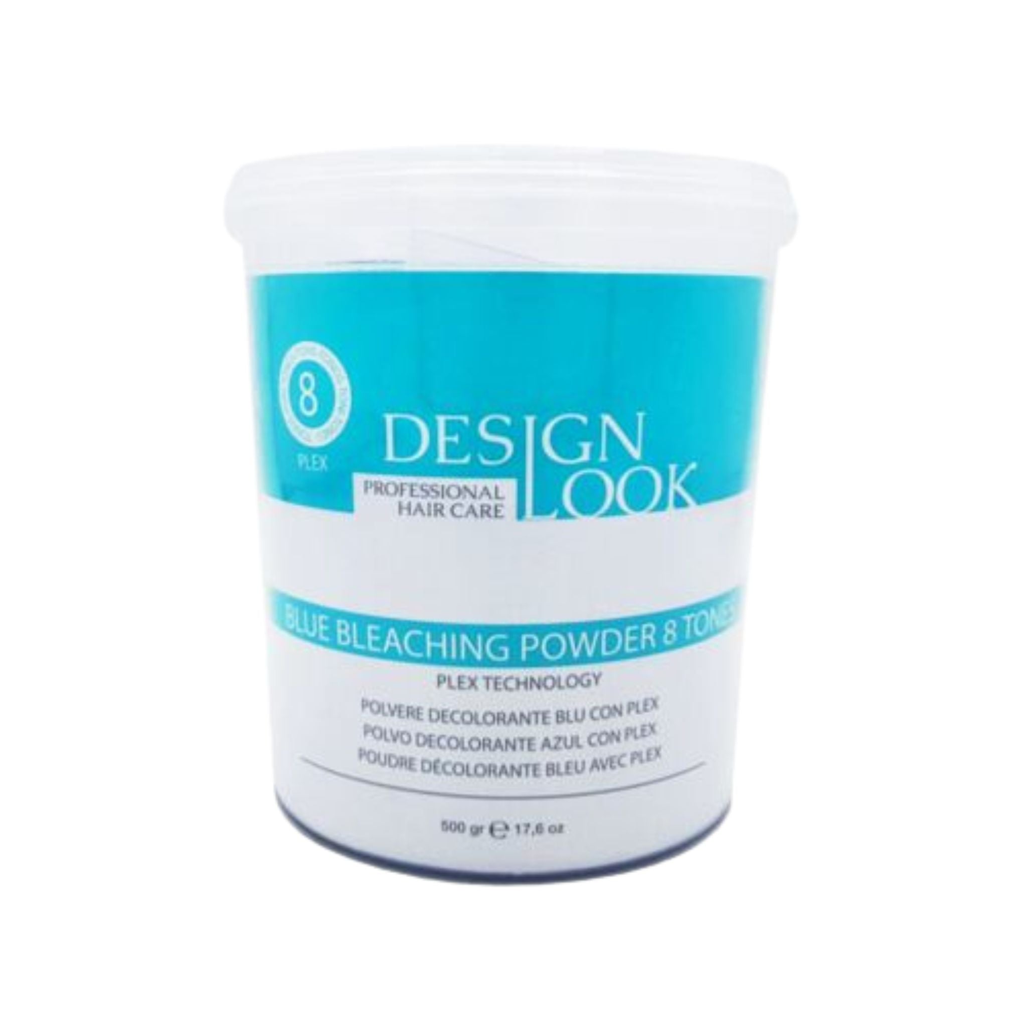 Design Look polvere decolorante blu con plex 500ml