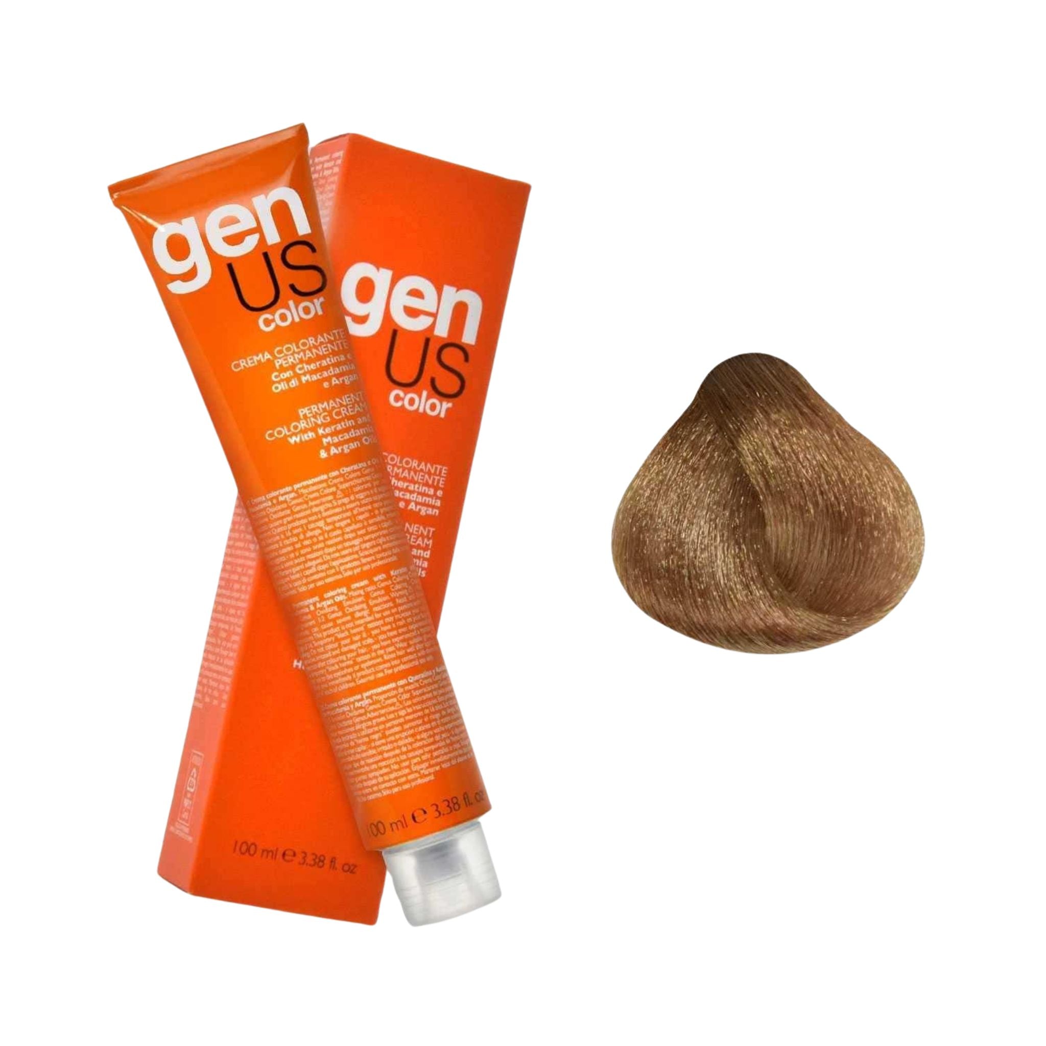 GenUs Color 10.00 Biondo Platino Intenso - Crema Colorante Permanente nel formato 100ml.