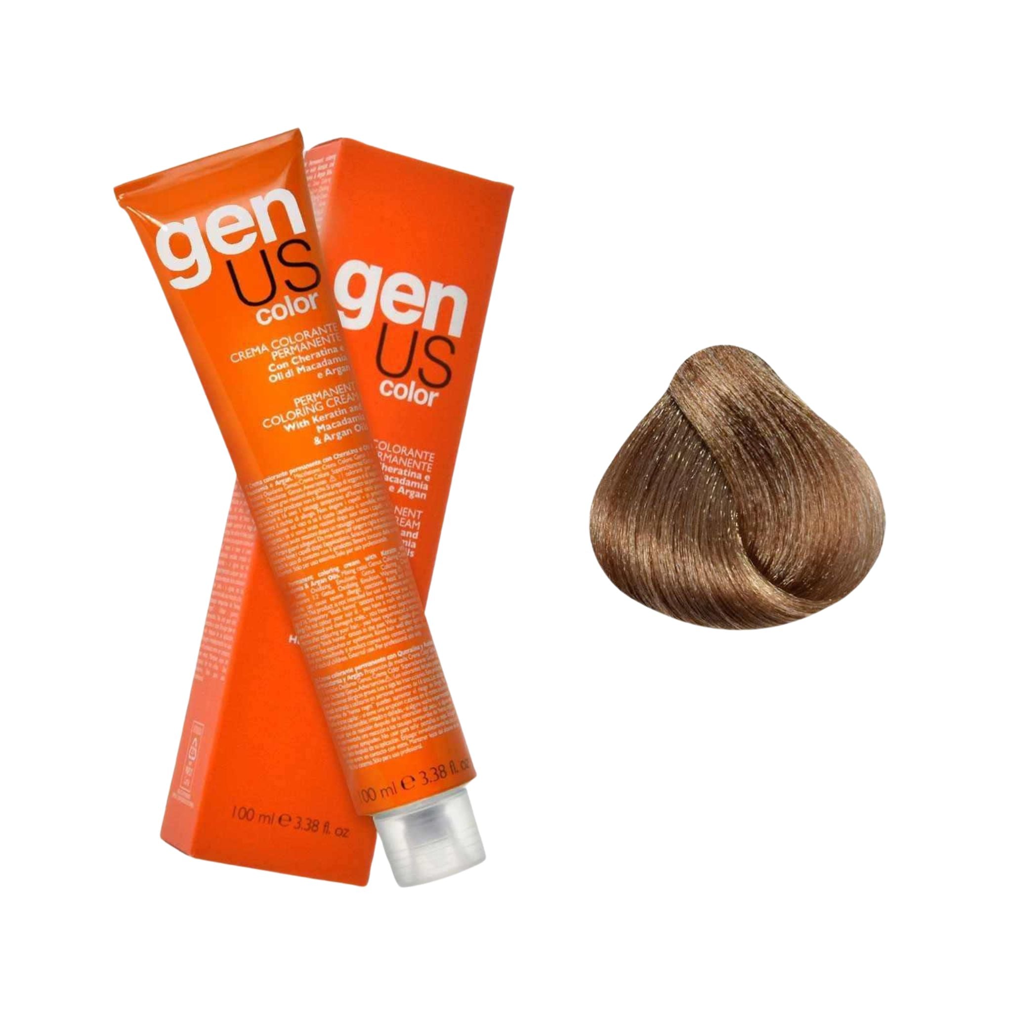 GenUs Color 10.01 Biondo Platino Naturale Freddo - Crema Colorante Permanente nel formato 100ml.