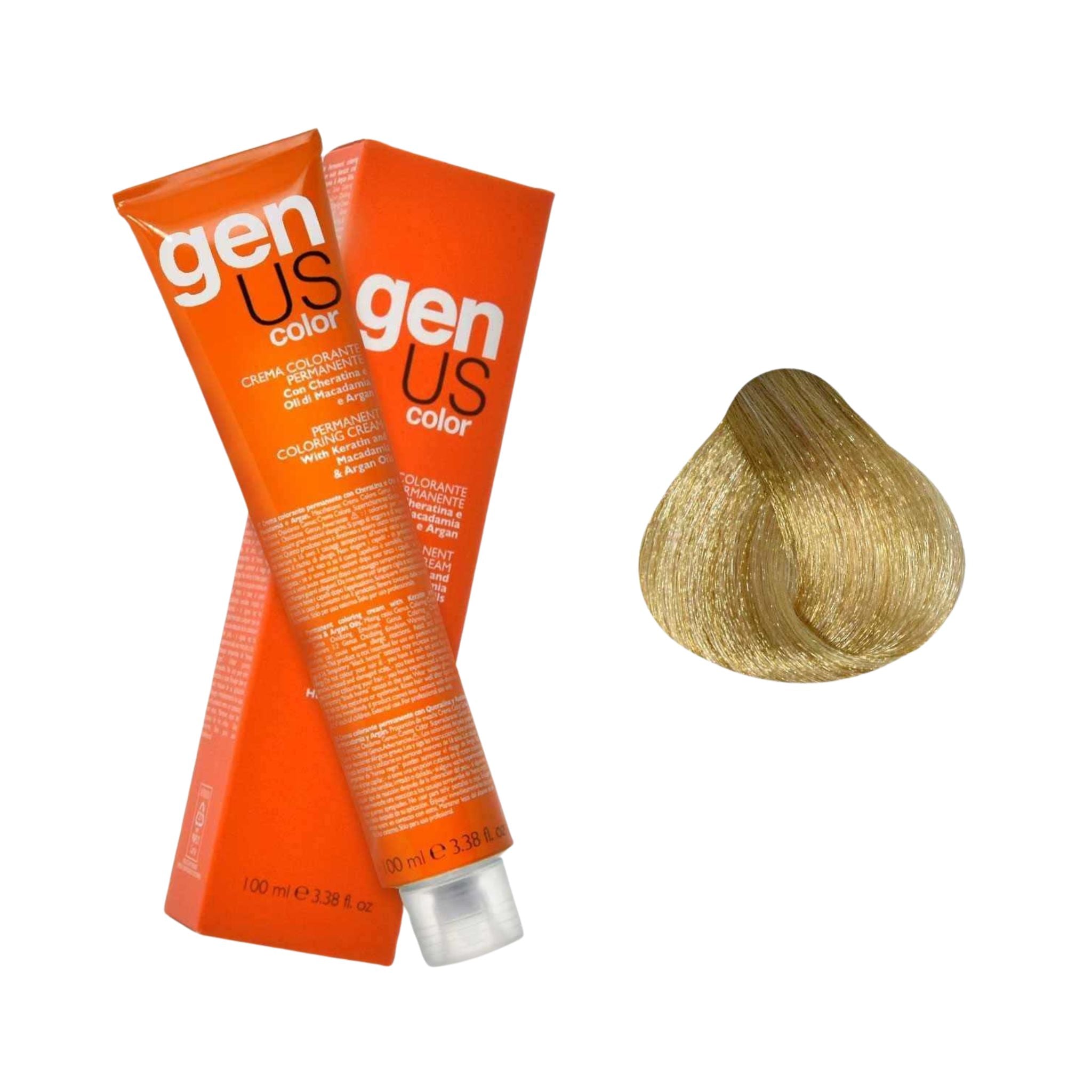 GenUs Color 11.0 Super Biondo Platino - Crema Colorante Permanente nel formato 100ml.