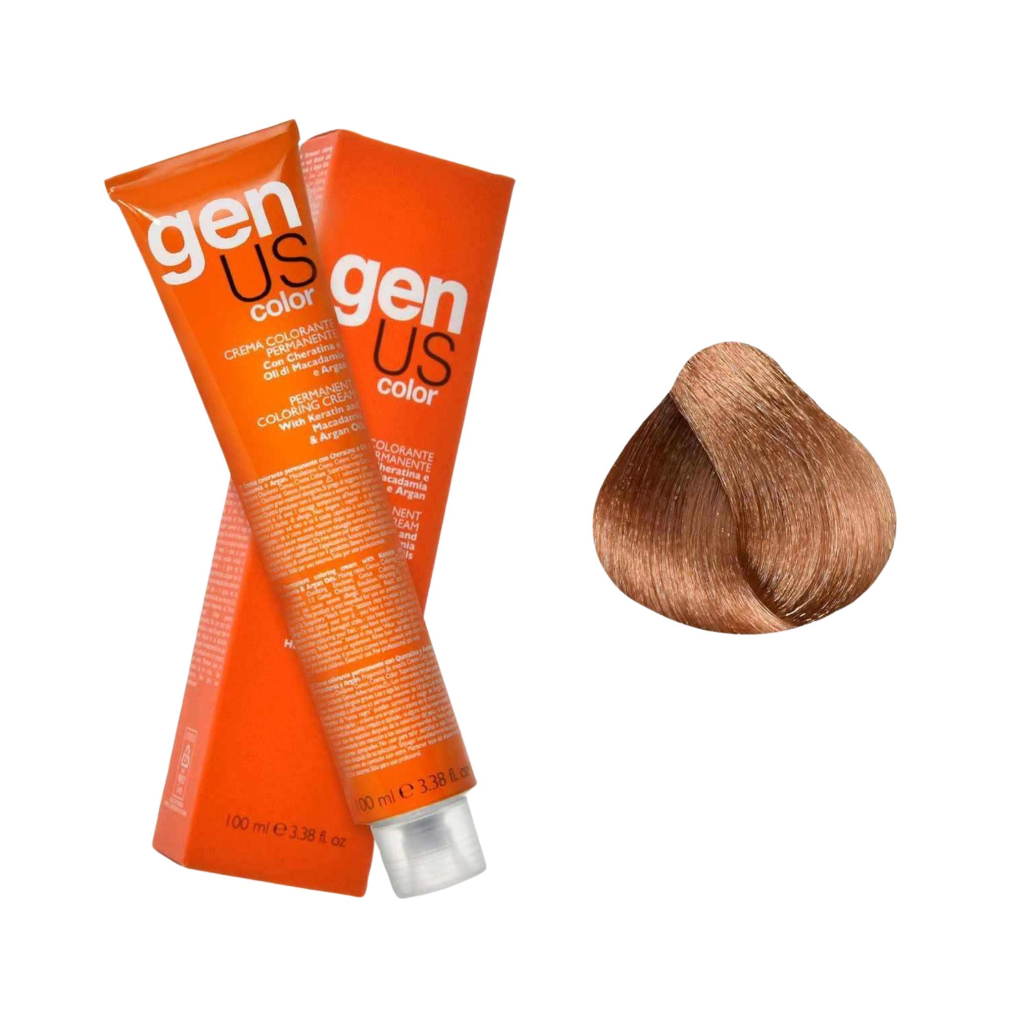 GenUs Color 9.003 Biondo Chiarissimo Naturale Caldo - Crema Colorante Permanente nel formato 100ml