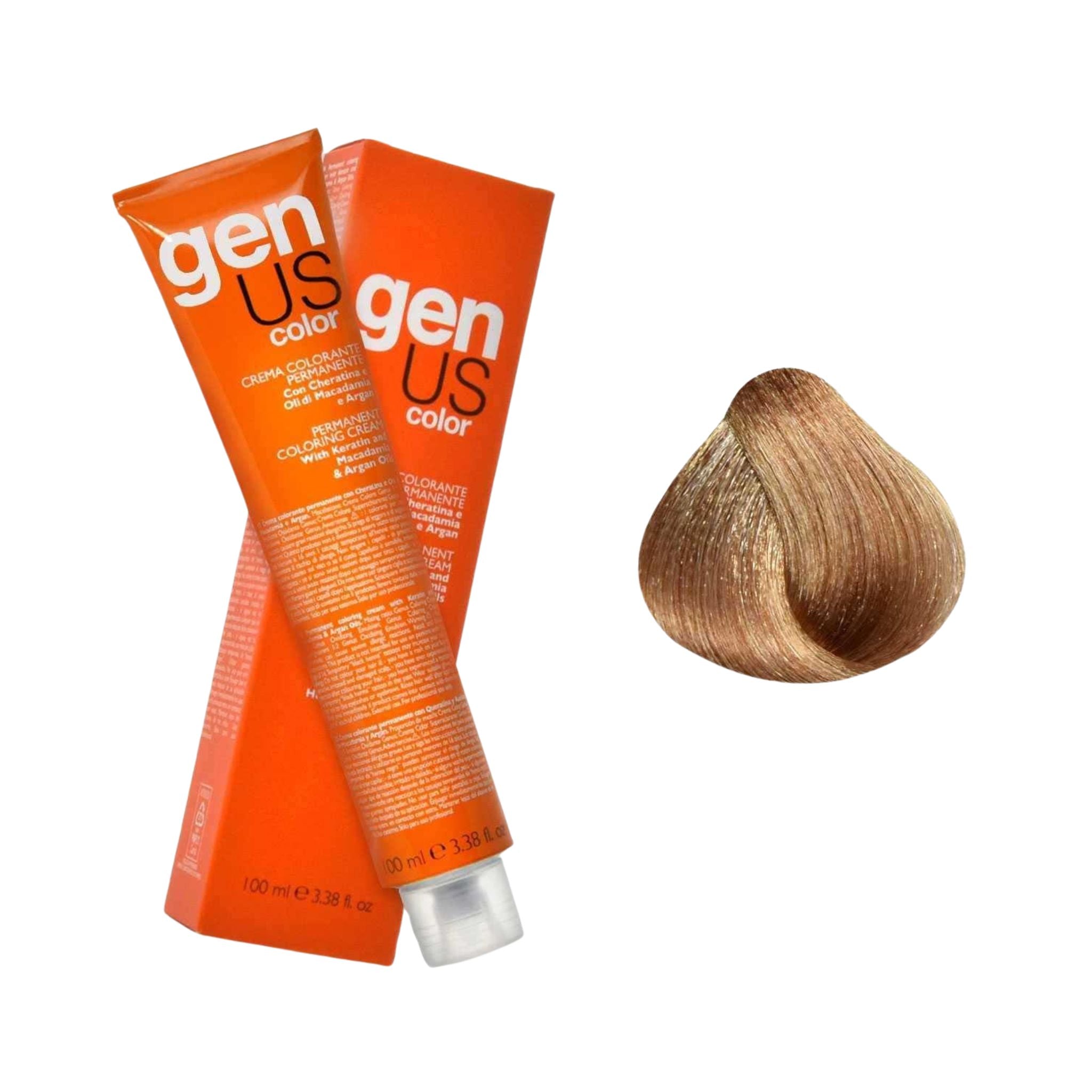 GenUs Color 9.0 Biondo Chiarissimo - Crema Colorante Permanente nel formato 100ml.
