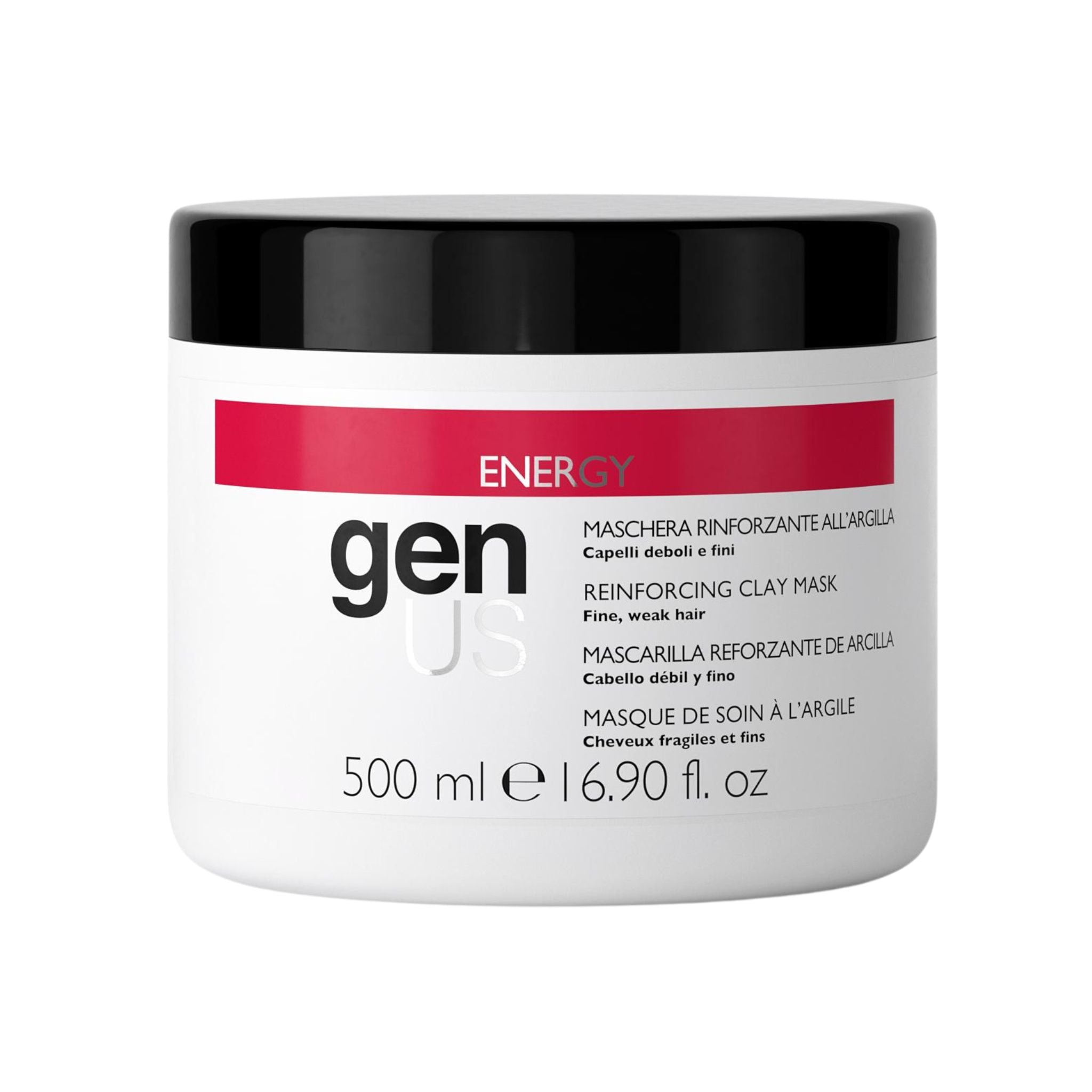 GenUs Energy Maschera Rinforzante All'Argilla in formato 500ml.