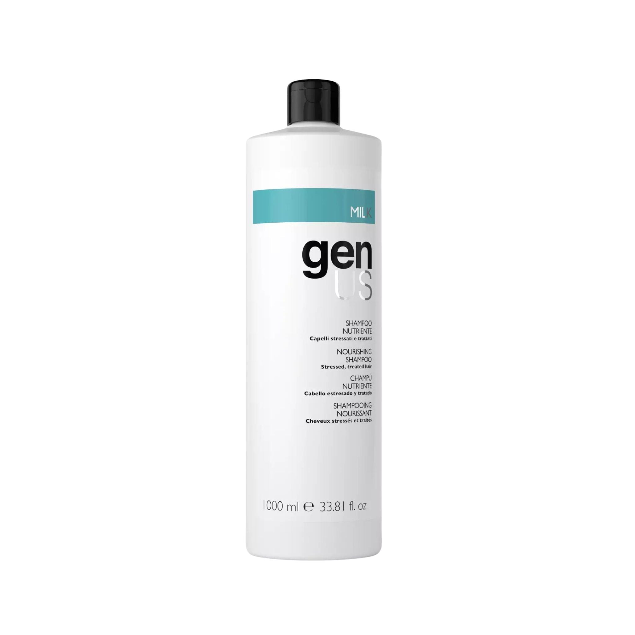 GenUs Milk Shampoo Nutriente Capelli Stressati e Trattati nel formato 1000ml.