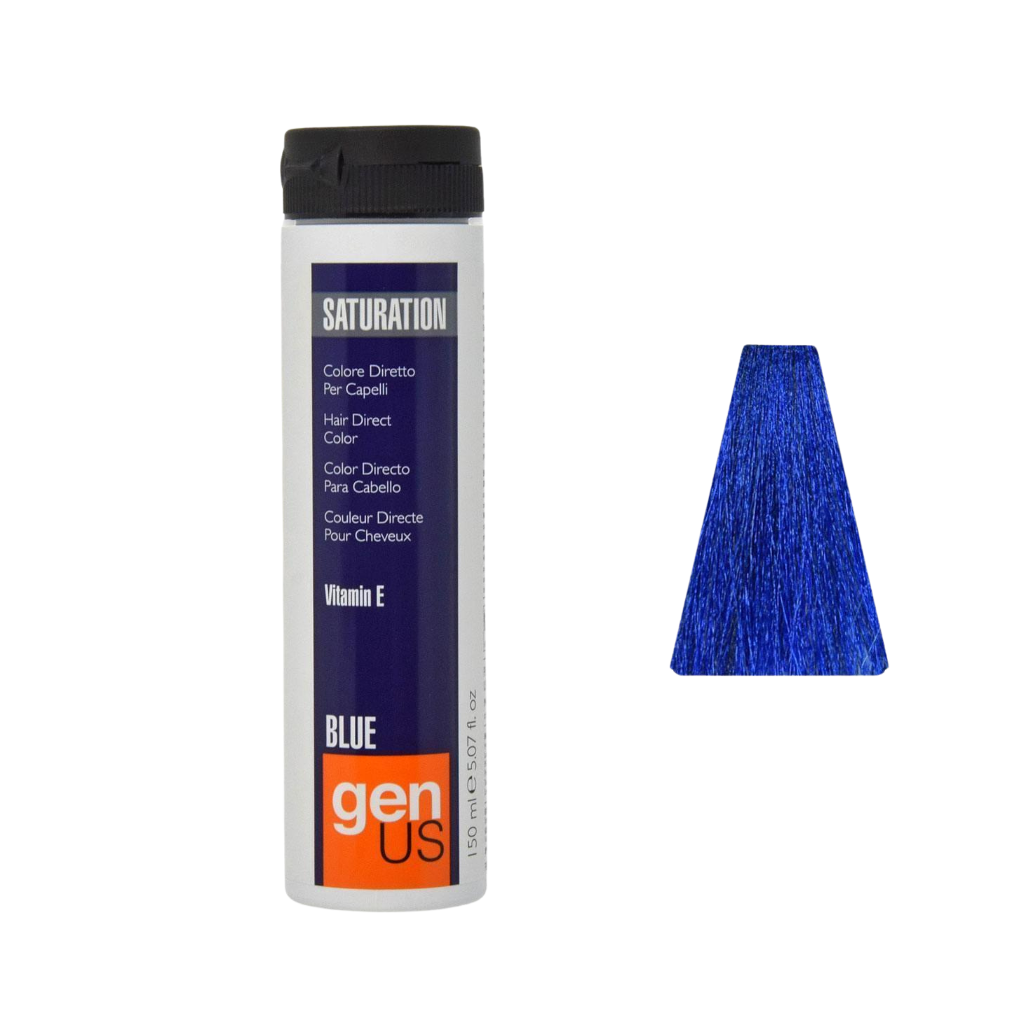 GenUs Saturation Blue Colore Diretto per Capelli in Gel nel formato 150ml.