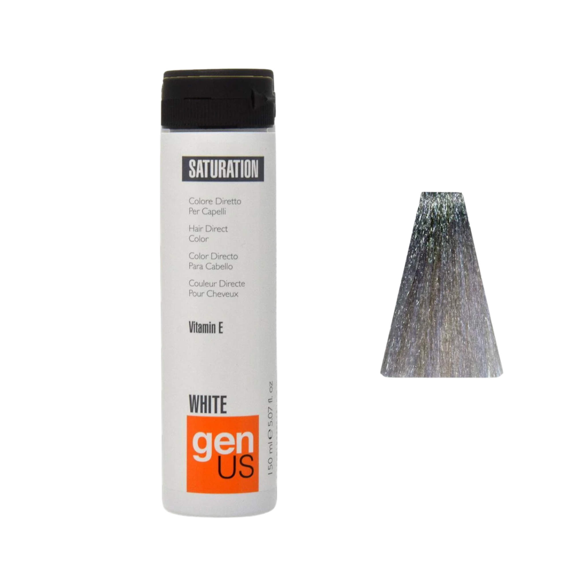 GenUs Saturation Pearl Grey Colore Diretto per Capelli in Gel - 150ml