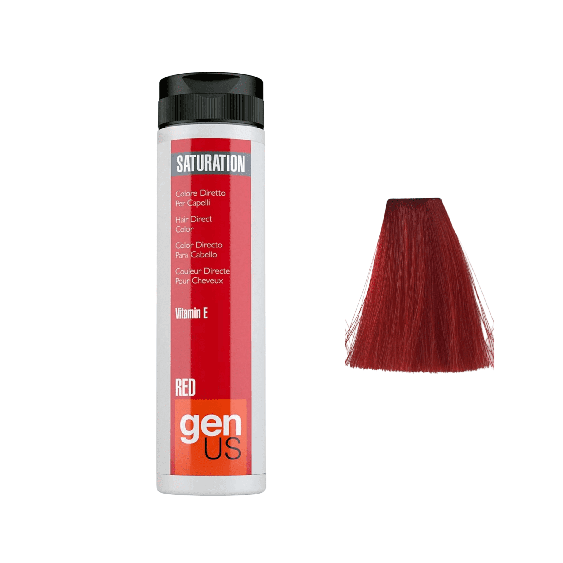 GenUs Saturation Red Colore Diretto per Capelli in Gel nel formato 150ml