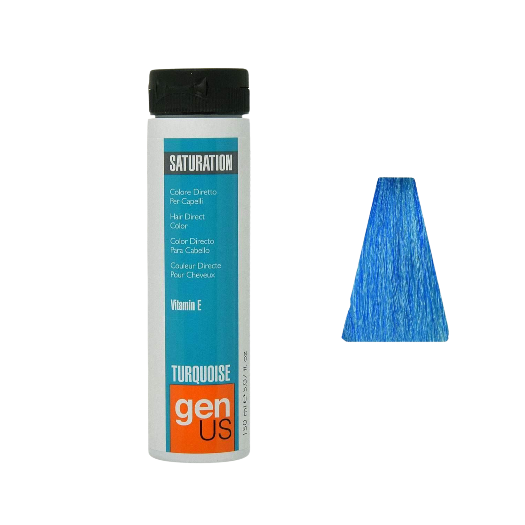 GenUs Saturation Turquoise Colore Diretto per Capelli in Gel - 150ml