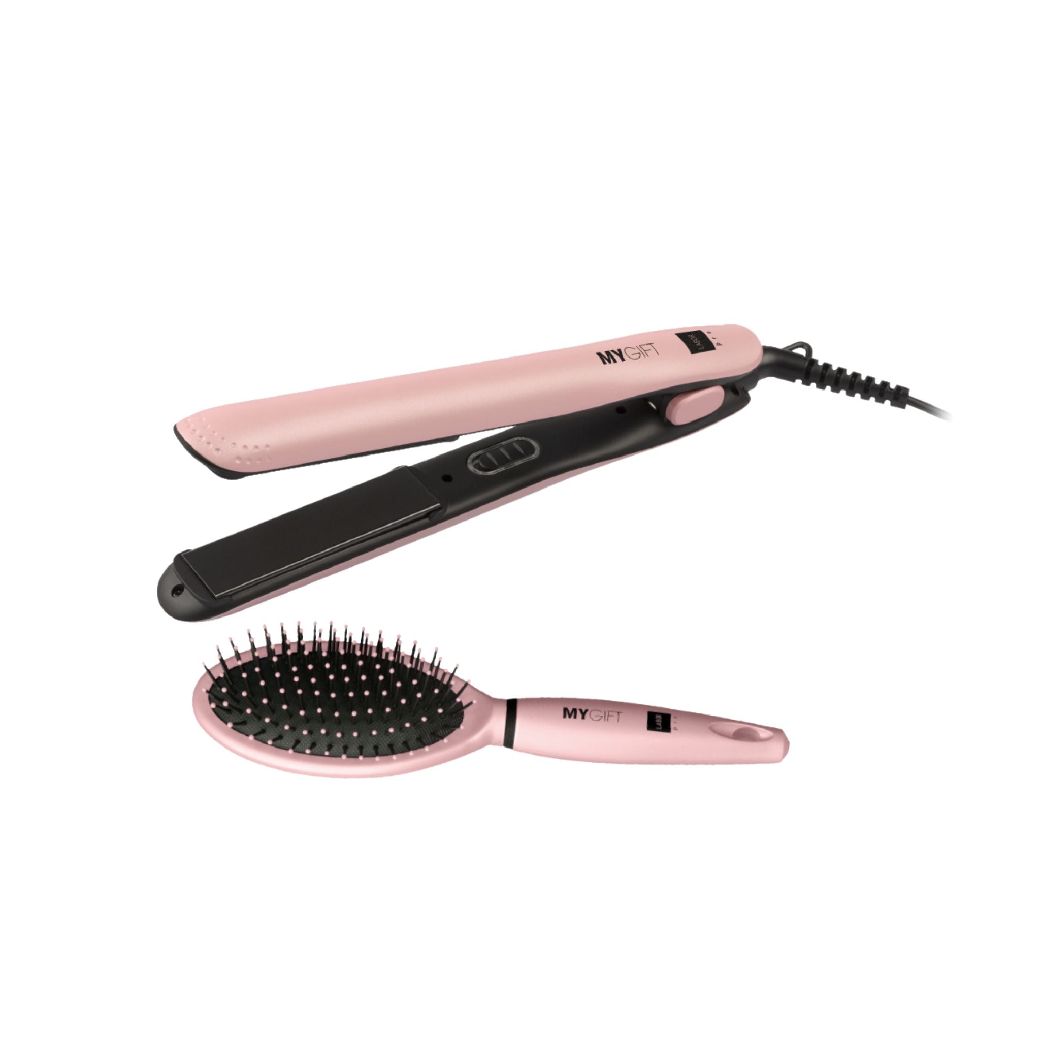 Labor MY GIFT kit piastra per capelli professionale e spazzola