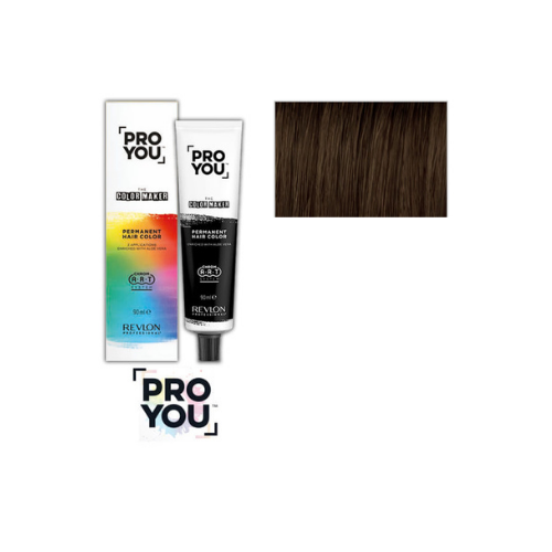 Revlon Proyou the color maker 8.34 castano chiaro dorato mogano 90 ml