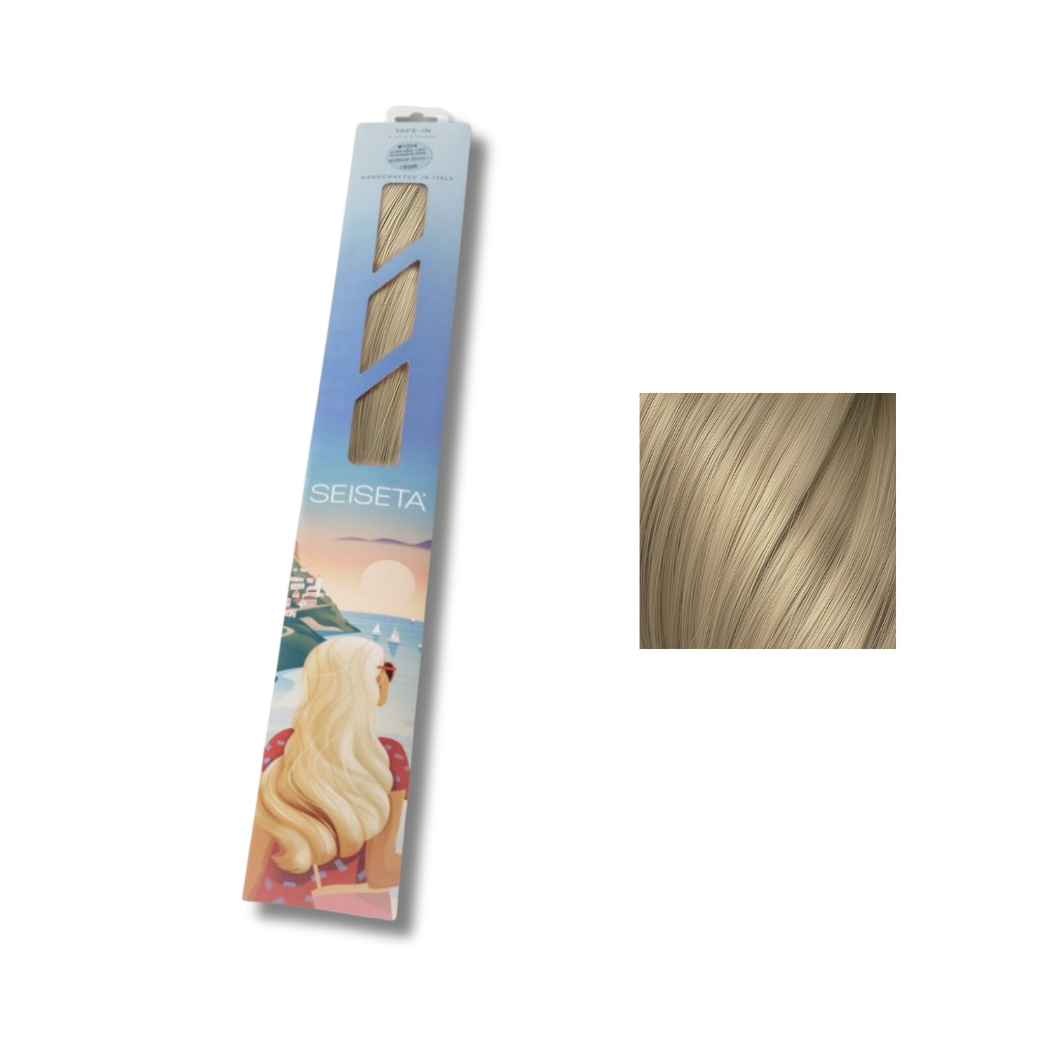 Seiseta Kerarin Fusion Classic 1002. Biondo Chiarissimo Cenere - Extension Professionali per Capelli Cheratina