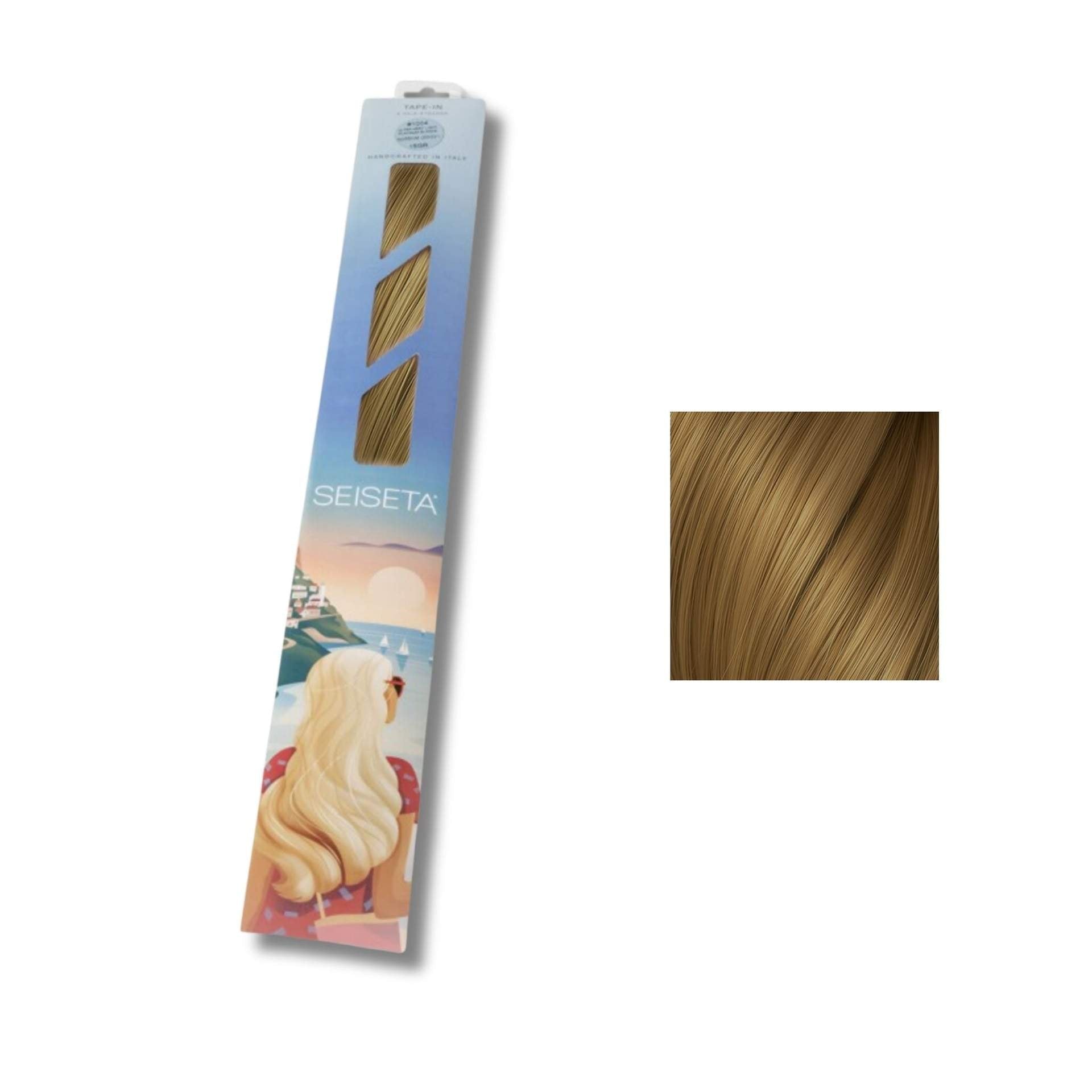 Seiseta Keratin Fusion Classic 14. Biondo Chiaro Dorato Rame - Extension Professionali per Capelli Cheratina