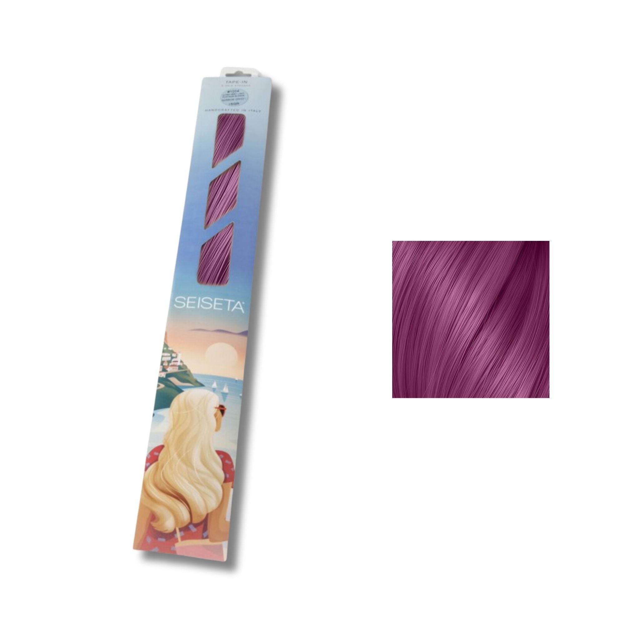 Seiseta Keratin Fusion Classic Crazy Red Violet/62. 50/55cm - Extension Professionali per Capelli Cheratina