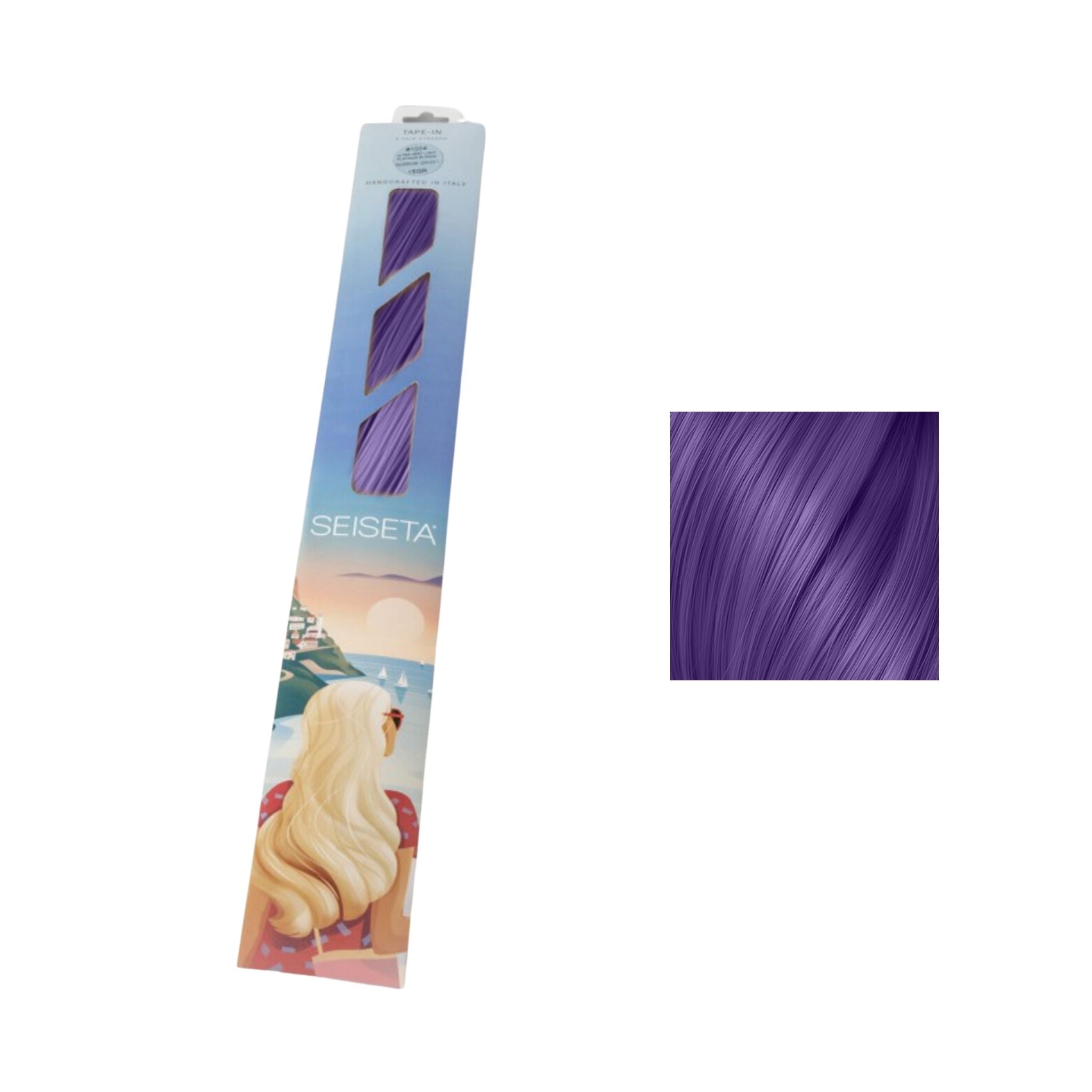Seiseta Keratin Fusion Classic Crazy Viola/63. 50/55cm - Extension Professionali per Capelli Cheratina