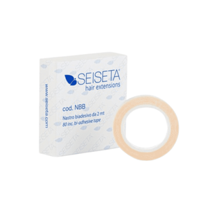 Seiseta Nastro Biadesivo per Extension Capelli - Rotolo Tape-In per il Riutilizzo di Extension.