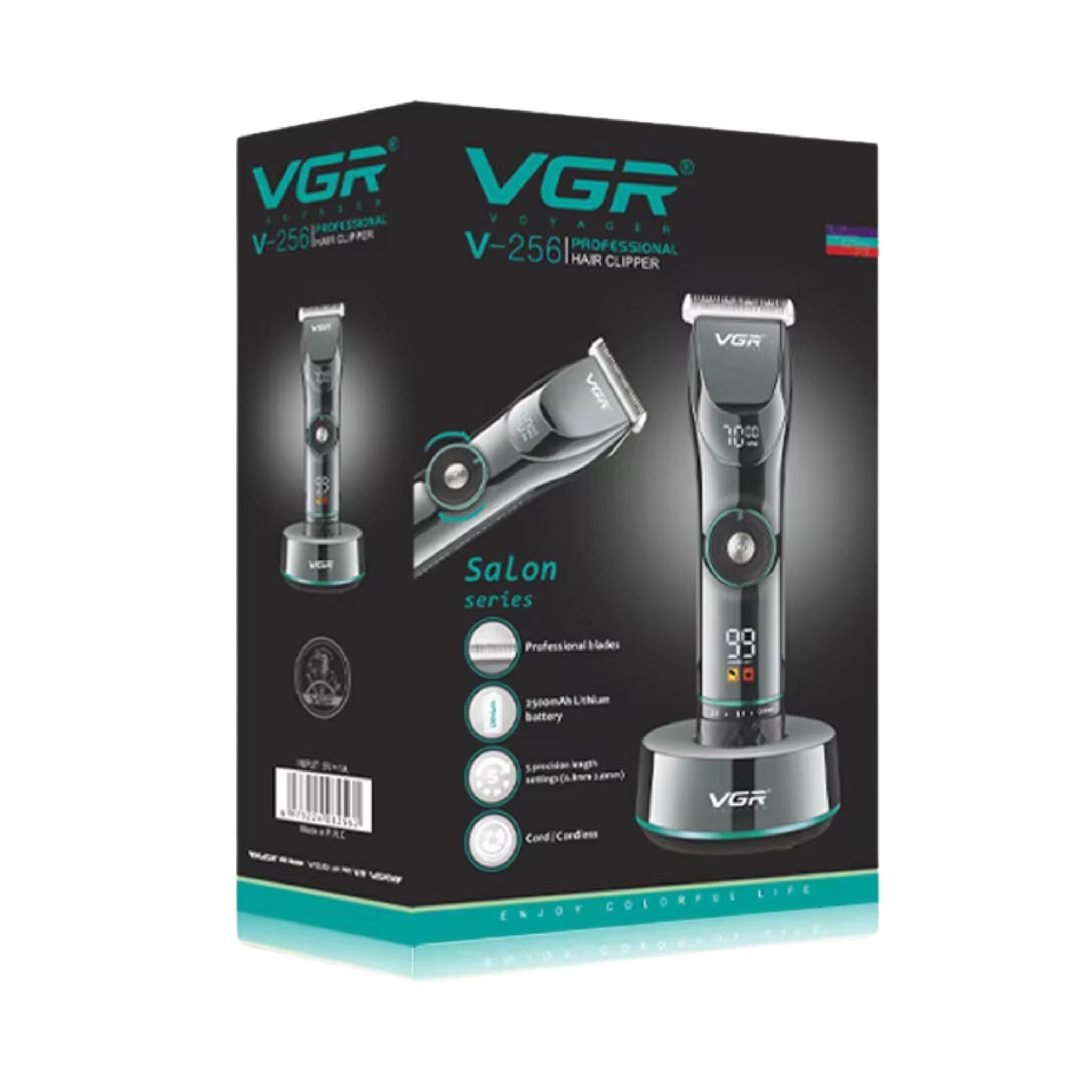 Confezione VGR voyanger V-256 Tagliacapelli Nero Hair Clipper
