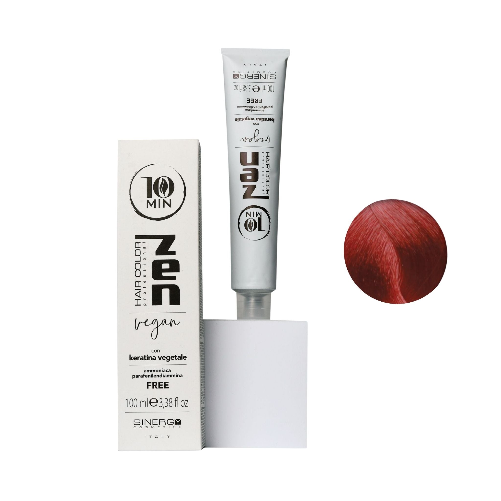 Zen Color 10 minuti Keratin Vegetale 7.6 Biondo Rosso Free Ammoniaca 100ml
