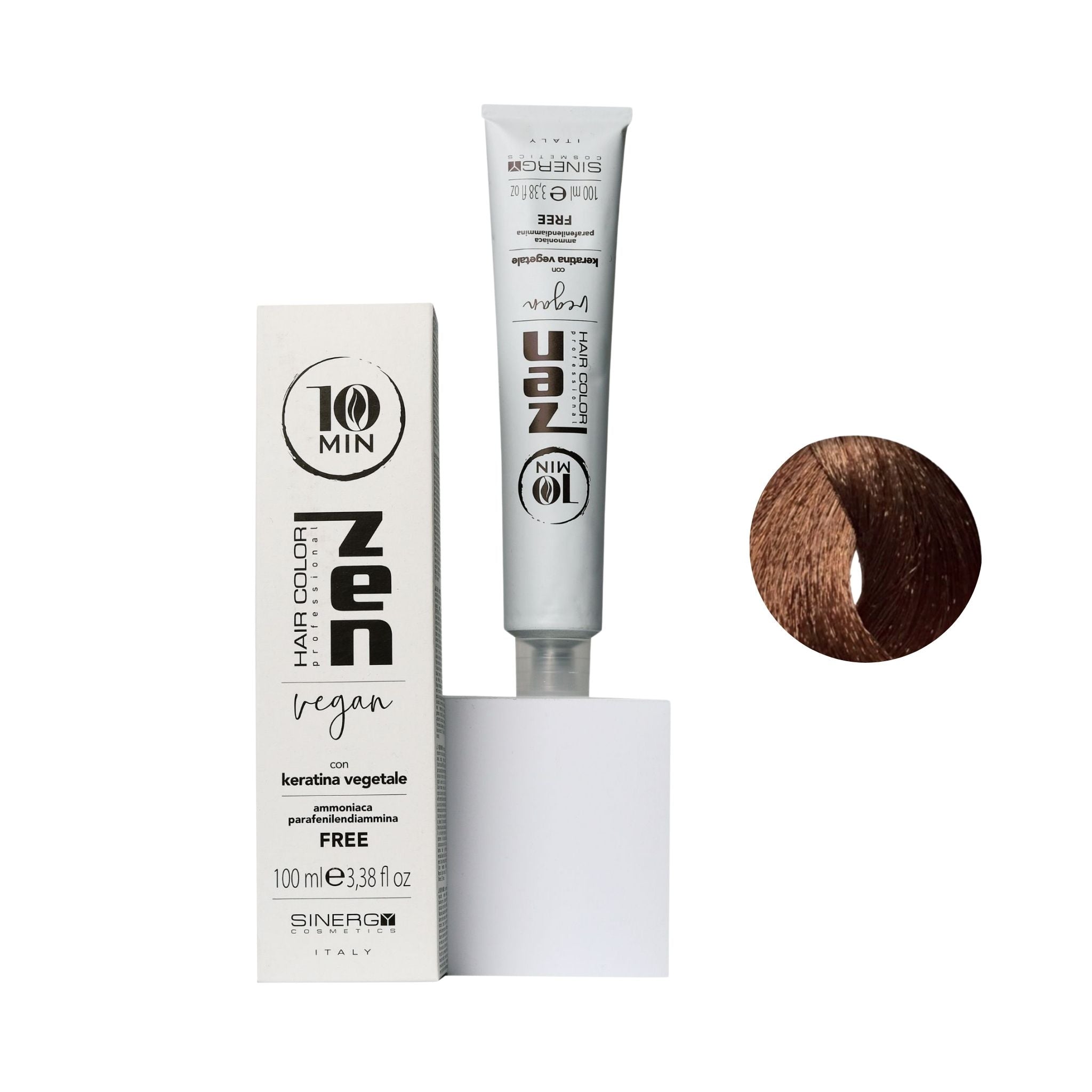 Zen Color 10 minuti Keratin Vegetale 8.7 Noce Free Ammoniaca 100ml