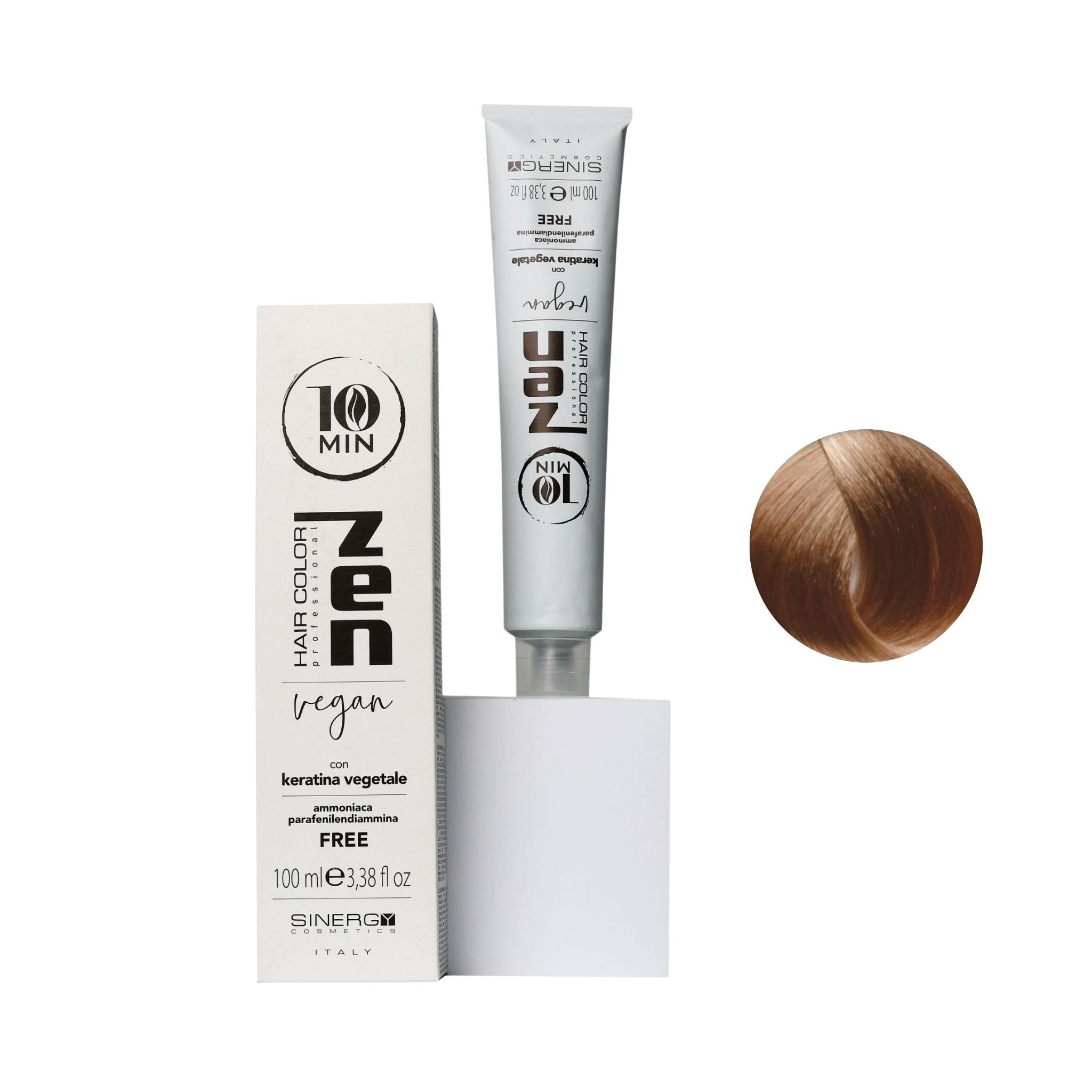 Zen Color 10 minuti Keratin Vegetale 9.0 Biondo Chiarissimo Free Ammoniaca 100ml