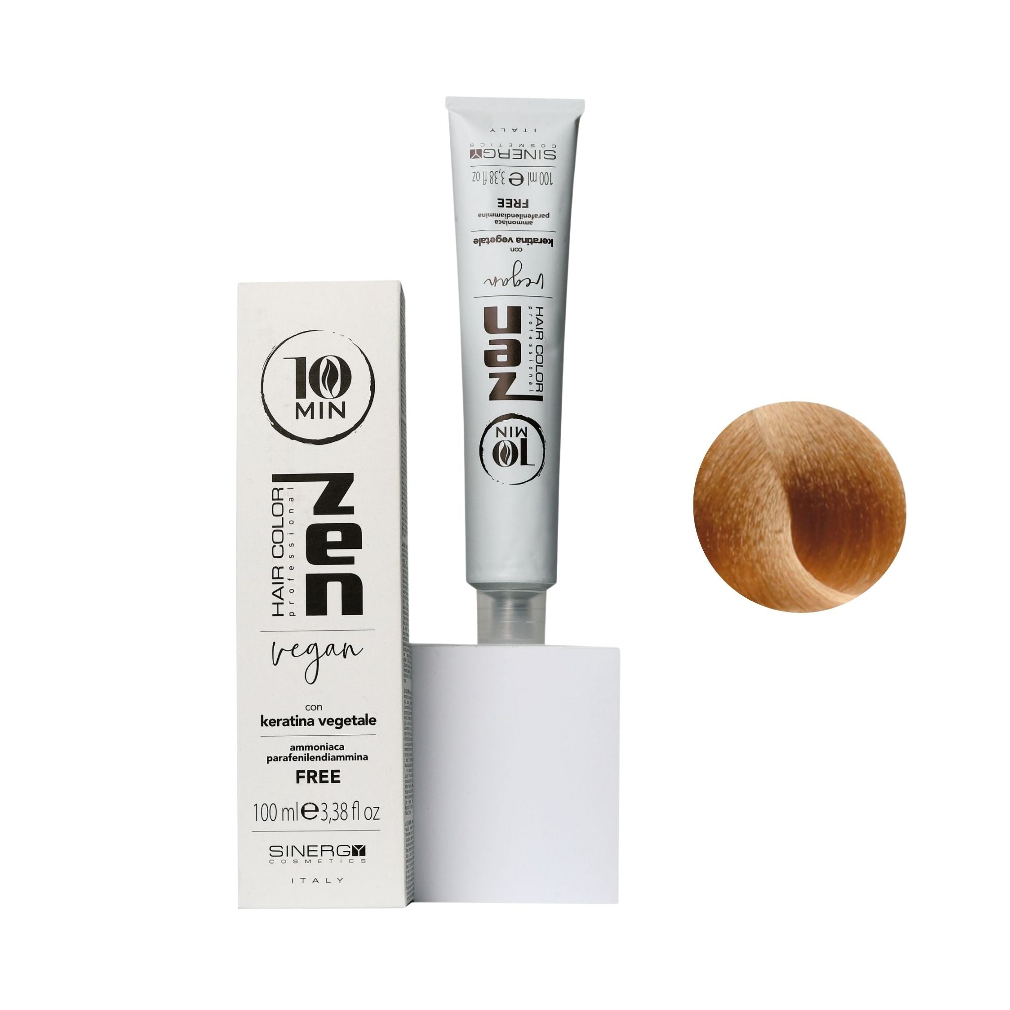 Zen Color 10 minuti Keratin Vegetale 9.3 Biondo Chiarissimo Dorato Free Ammoniaca 100ml