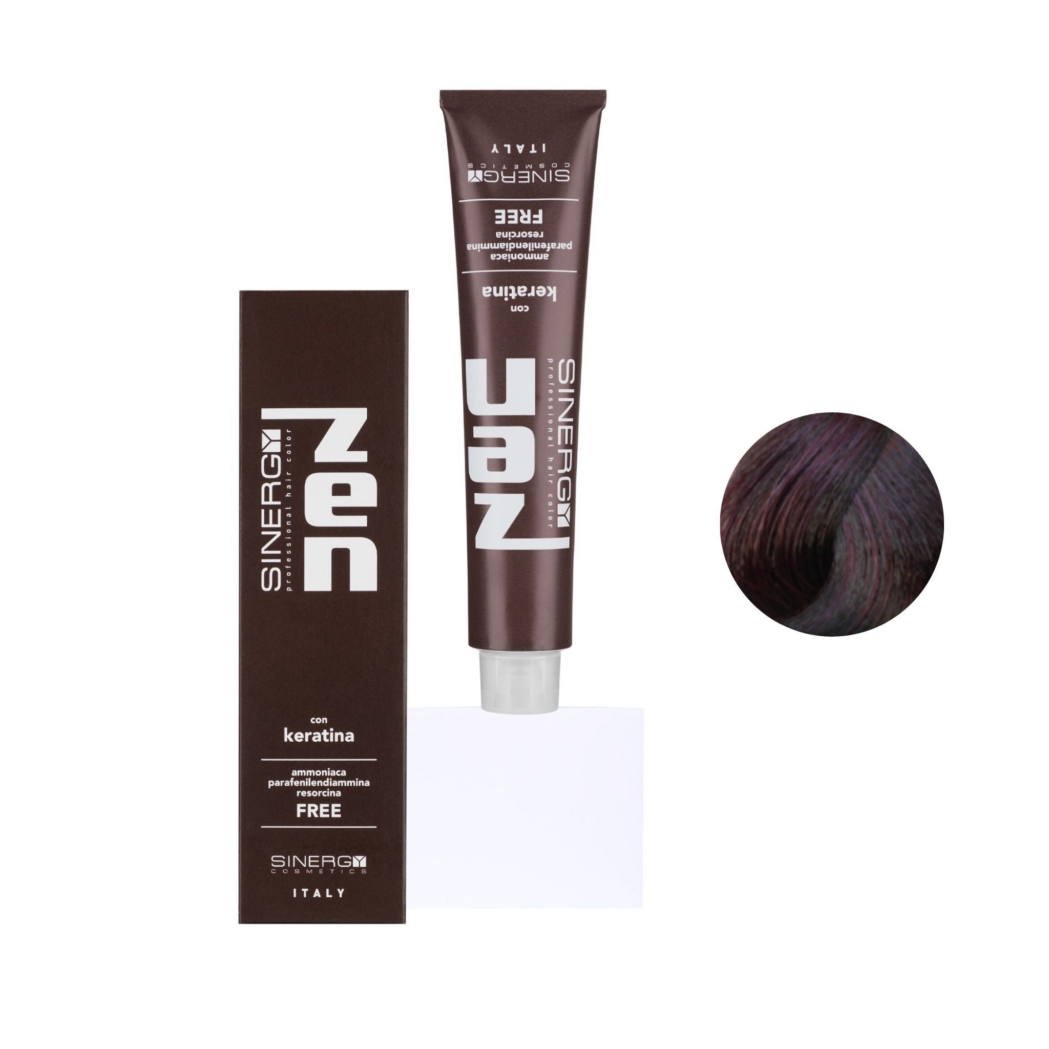 Zen Color Keratin 3.2 Castano Scuro Viola Free Ammoniaca 100ml
