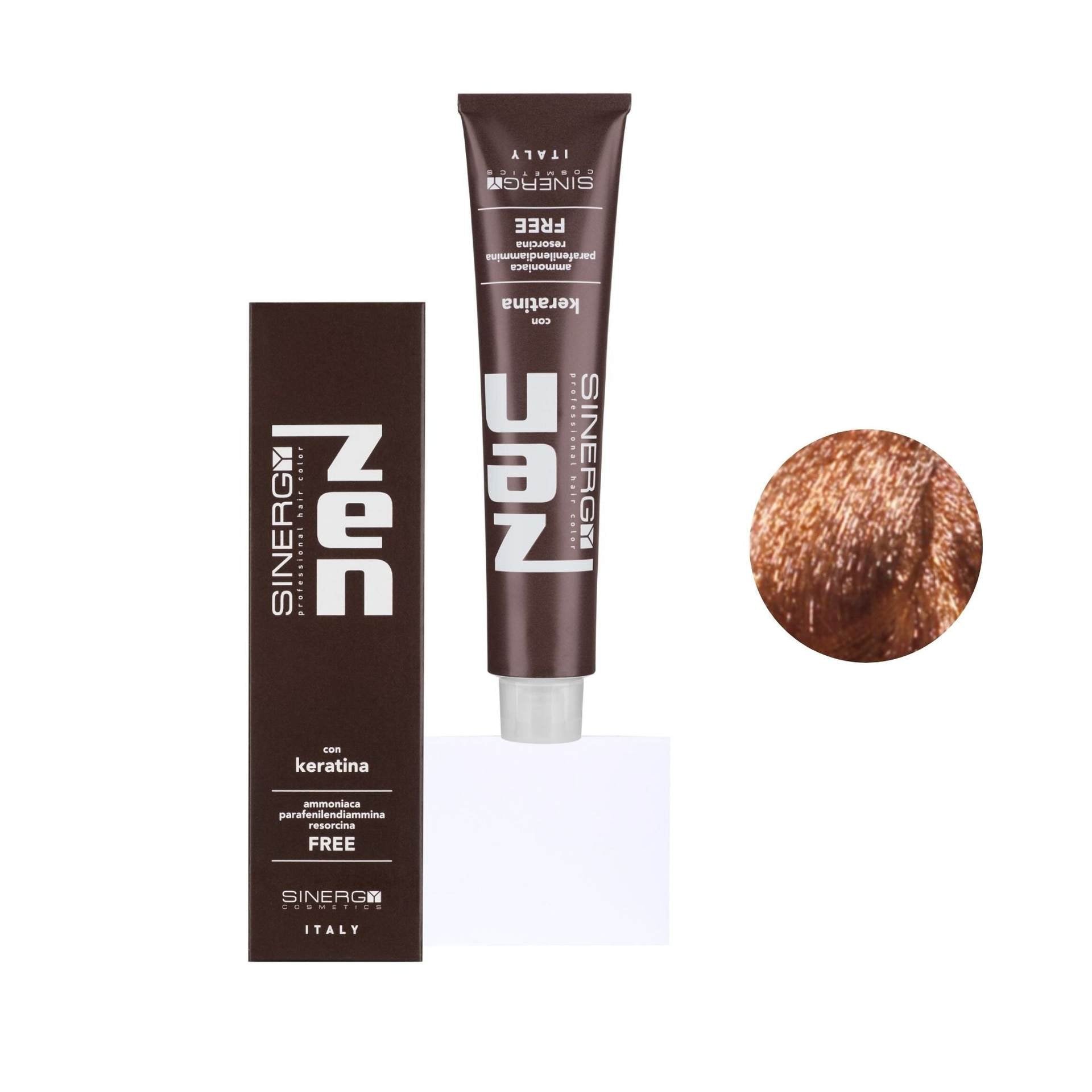 Zen Color Keratin 7.3 Biondo Dorato Free Ammoniaca 100ml