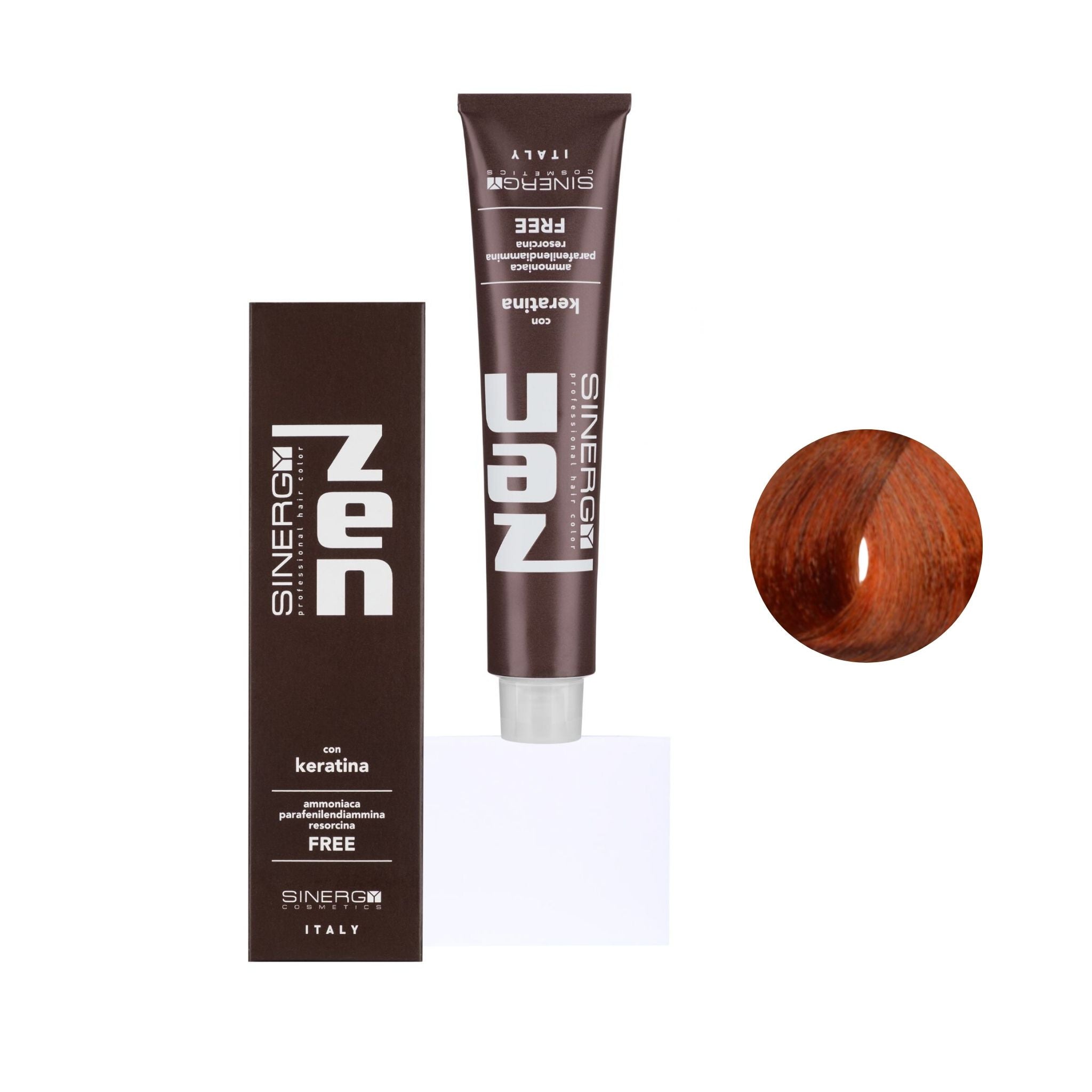 Zen Color Keratin 7.43 Biondo Rame Dorato Free Ammoniaca 100ml