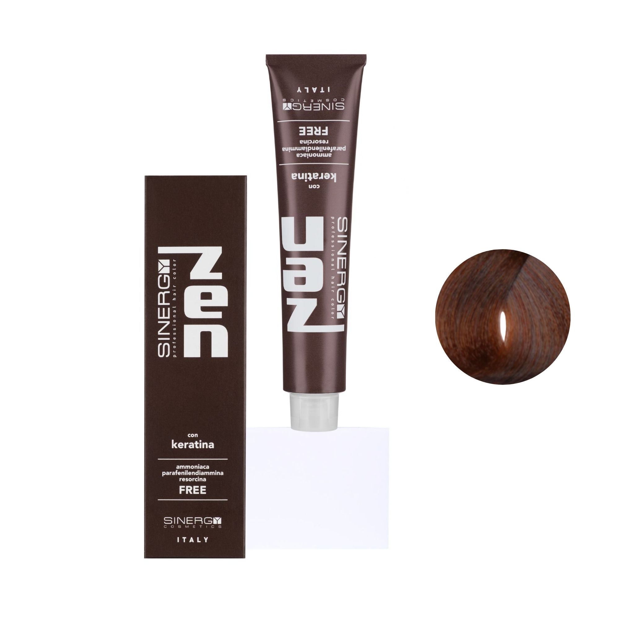 Zen Color Keratin 7_7 Nocciola Free Ammoniaca 100ml