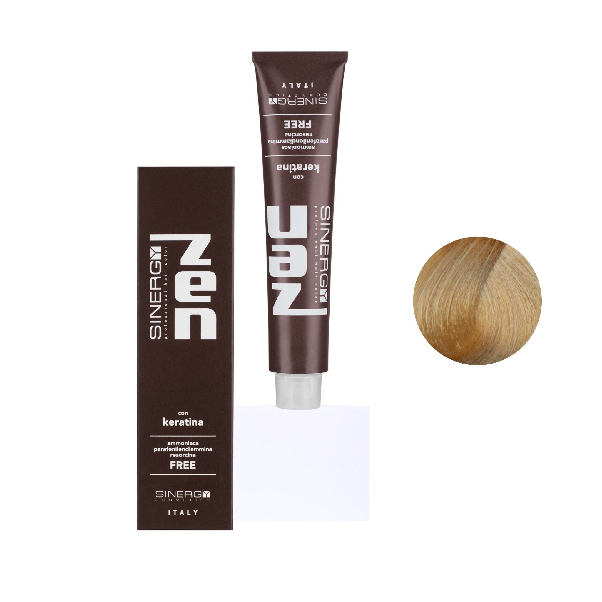 Zen Color Keratin 9.1 Biondo Chiarissimo Cenere Free Ammoniaca 100ml