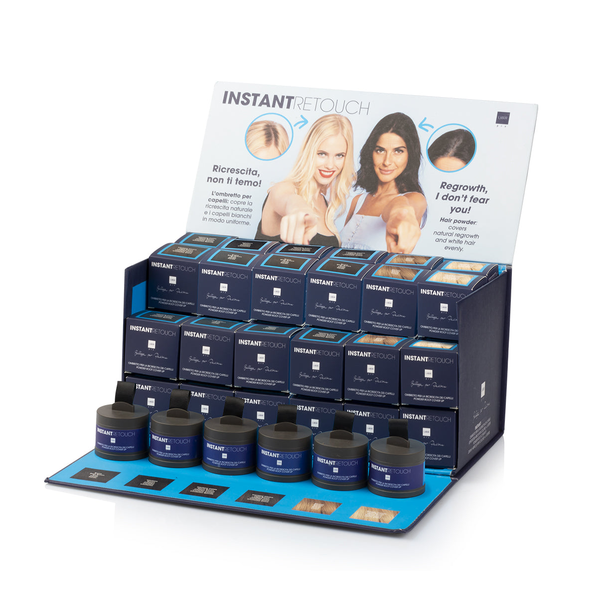 Labor Pro Instant Retouch - Ombretto per ricrescita capelli naturale Castano Chiaro