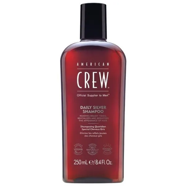 american crew daily silver shampoo 250 ml