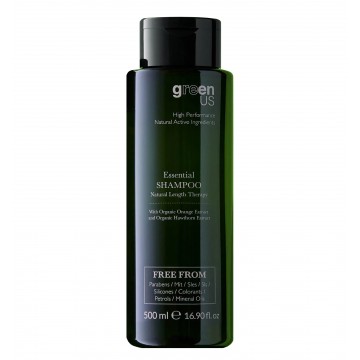 greenus essential shampoo natural length therapy 500 ml