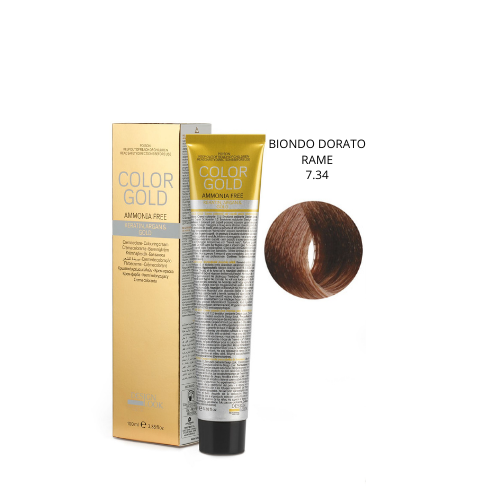 Desing look Color gold Keratin 7.34 Free Ammoniaca 100ml