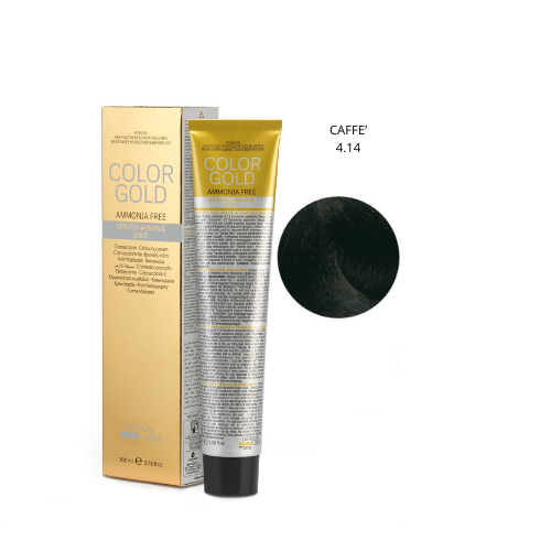 Desing look Color gold Keratin 4.14 Free Ammoniaca 100ml