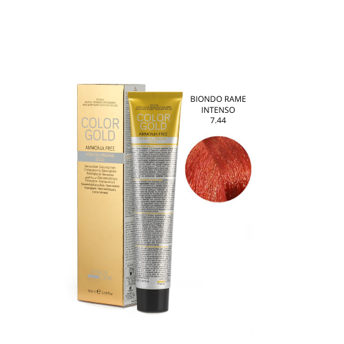 Color gold Keratin 7.44 Free Ammoniaca 100ml