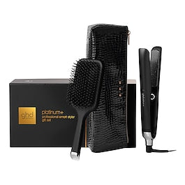 Ghd platinum+ Gift Set - piastra per capelli professionale + paddle brush