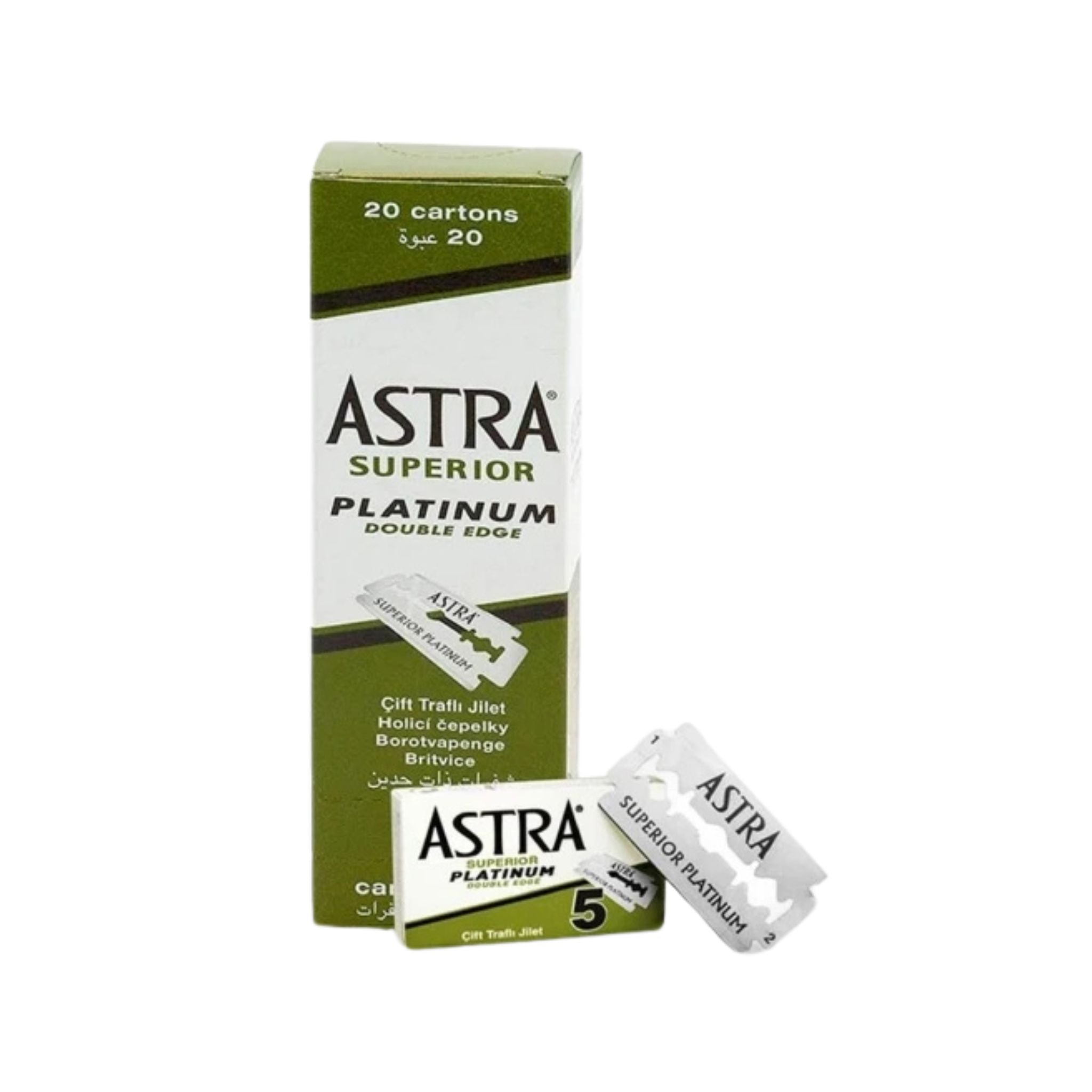 Astra Platinum Lame Confezione - 20 pz