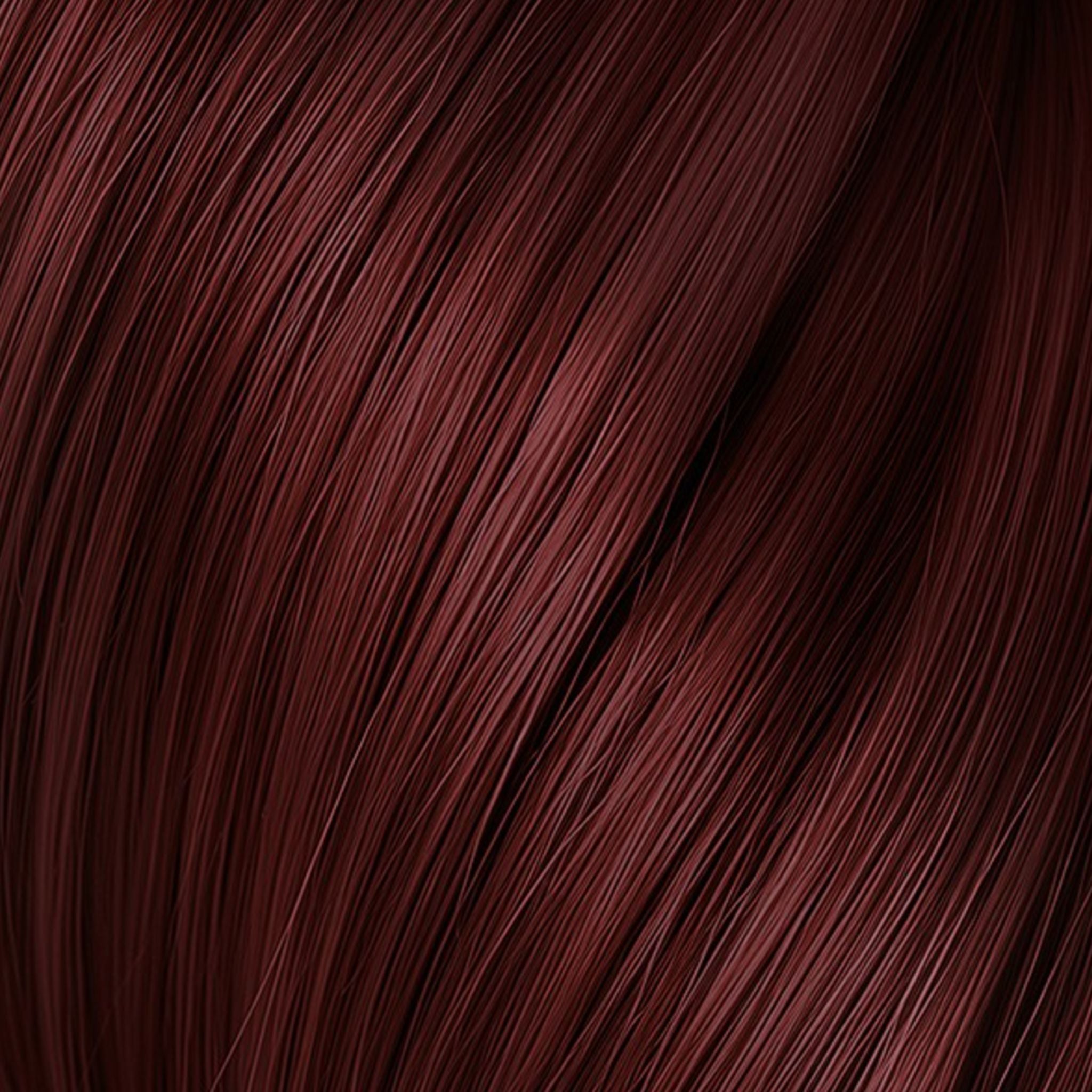 Ciocca Seiseta Keratin Fusion Classic 530. Rosso Scuro Intenso 50/55cm - Extension Professionali per Capelli Cheratina
