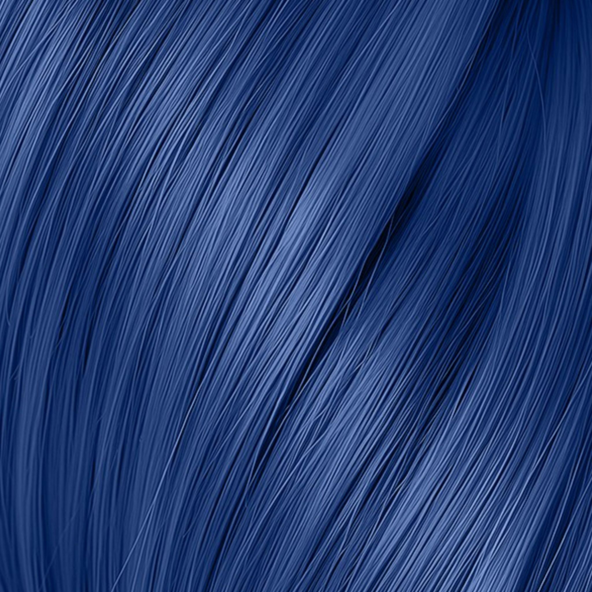 Ciocca Seiseta Keratin Fusion Classic Crazy Blu/59. 50/55cm - Extension Professionali per Capelli Cheratina