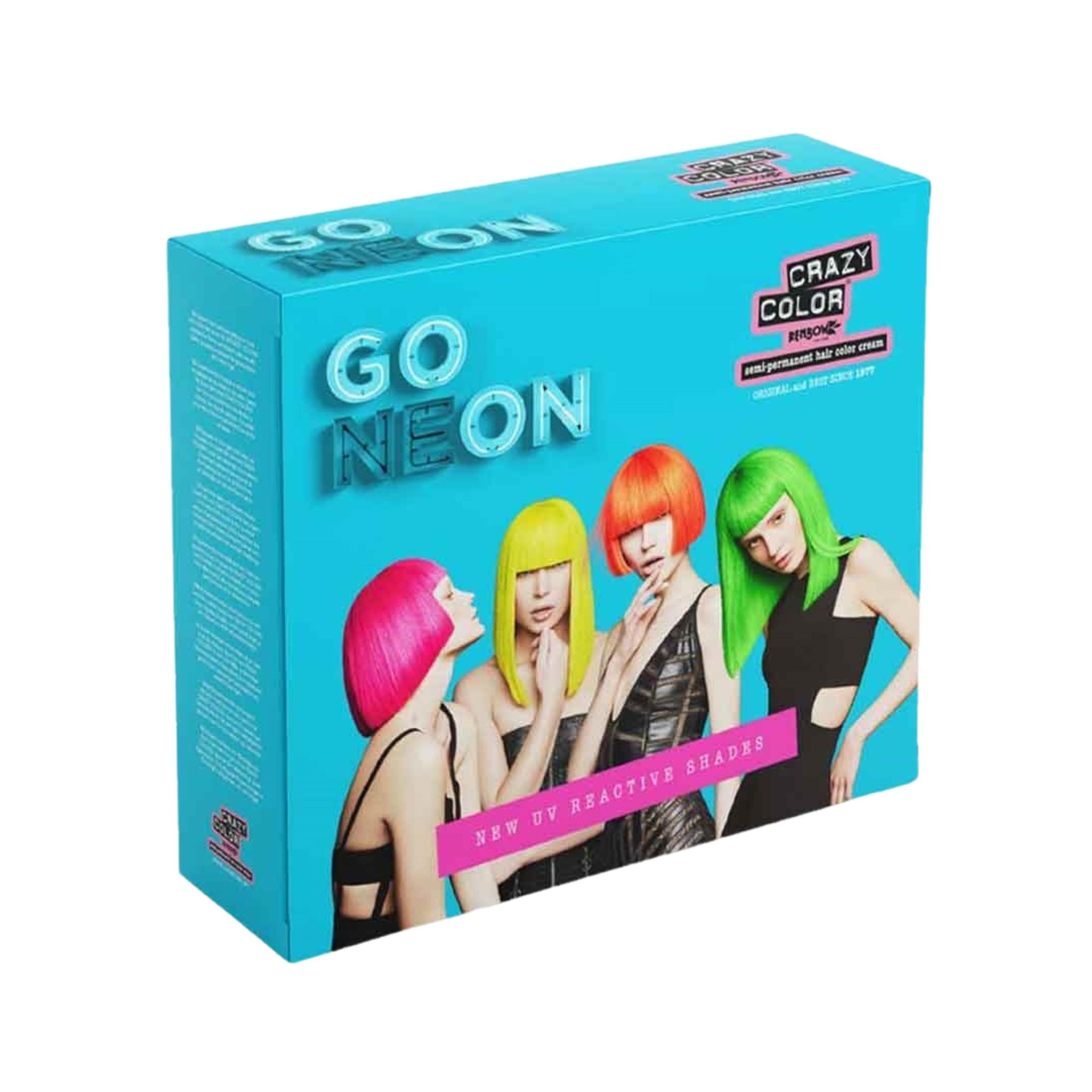 Confezione Crazy Color Go Neon Kit - 4pz semipermanente