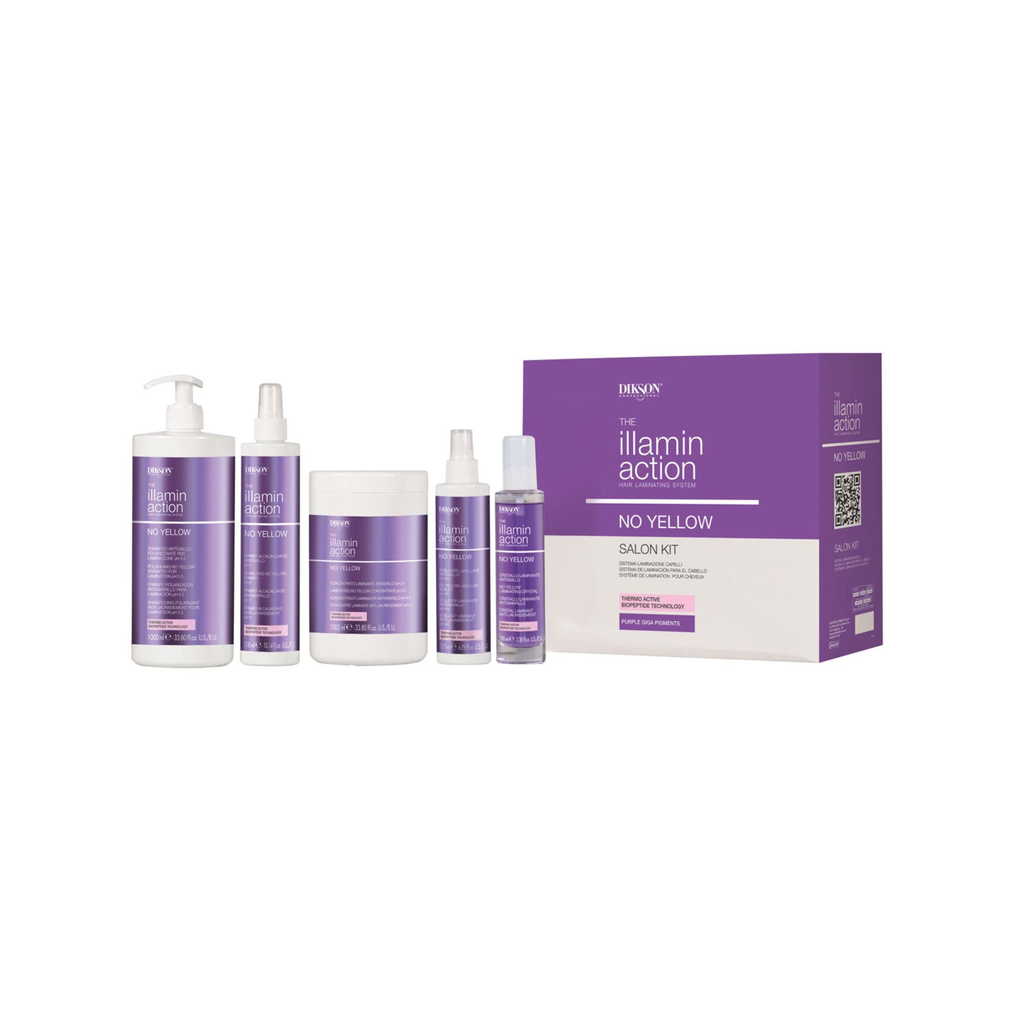 Dikson The Illamin Action No Yellow Salon Kit