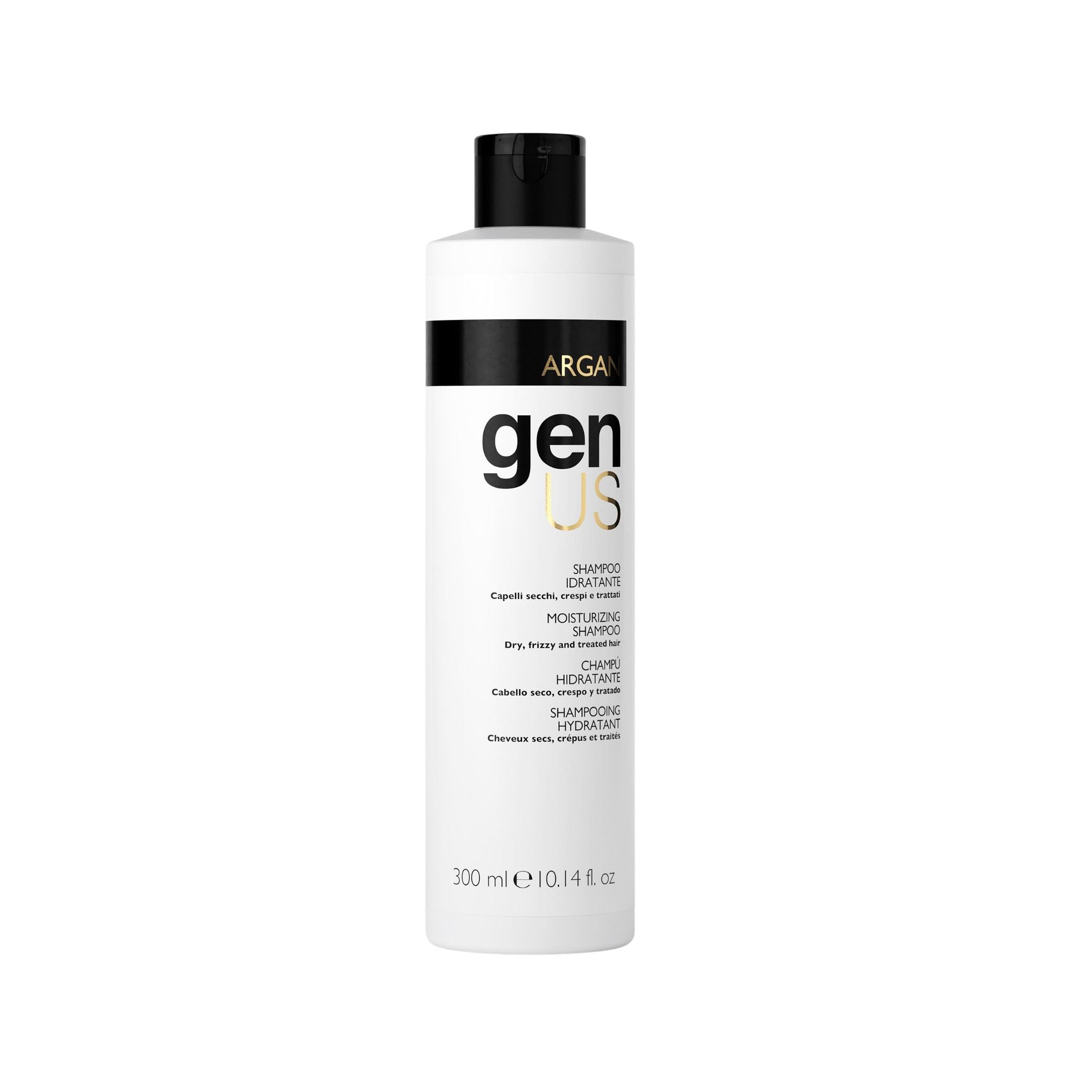 GenUs Argan Shampoo Idratante per Capelli Secchi e Crespi in formato 300ml.
