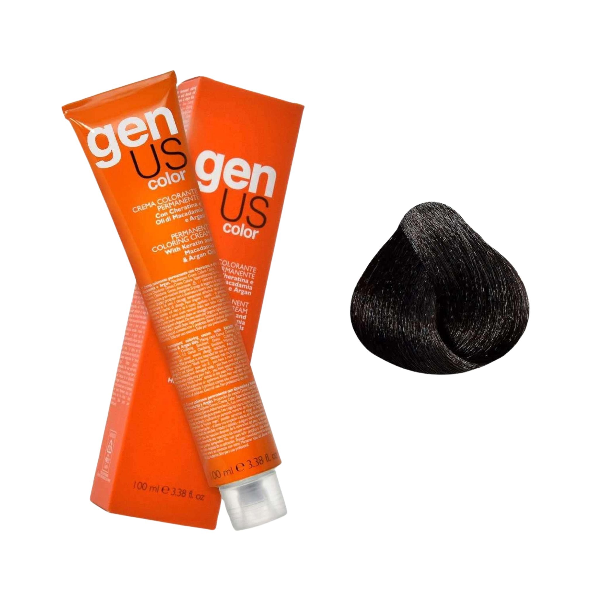 GenUs Color 4.0 castano - Crema Colorante Permanente nel formato 100ml.